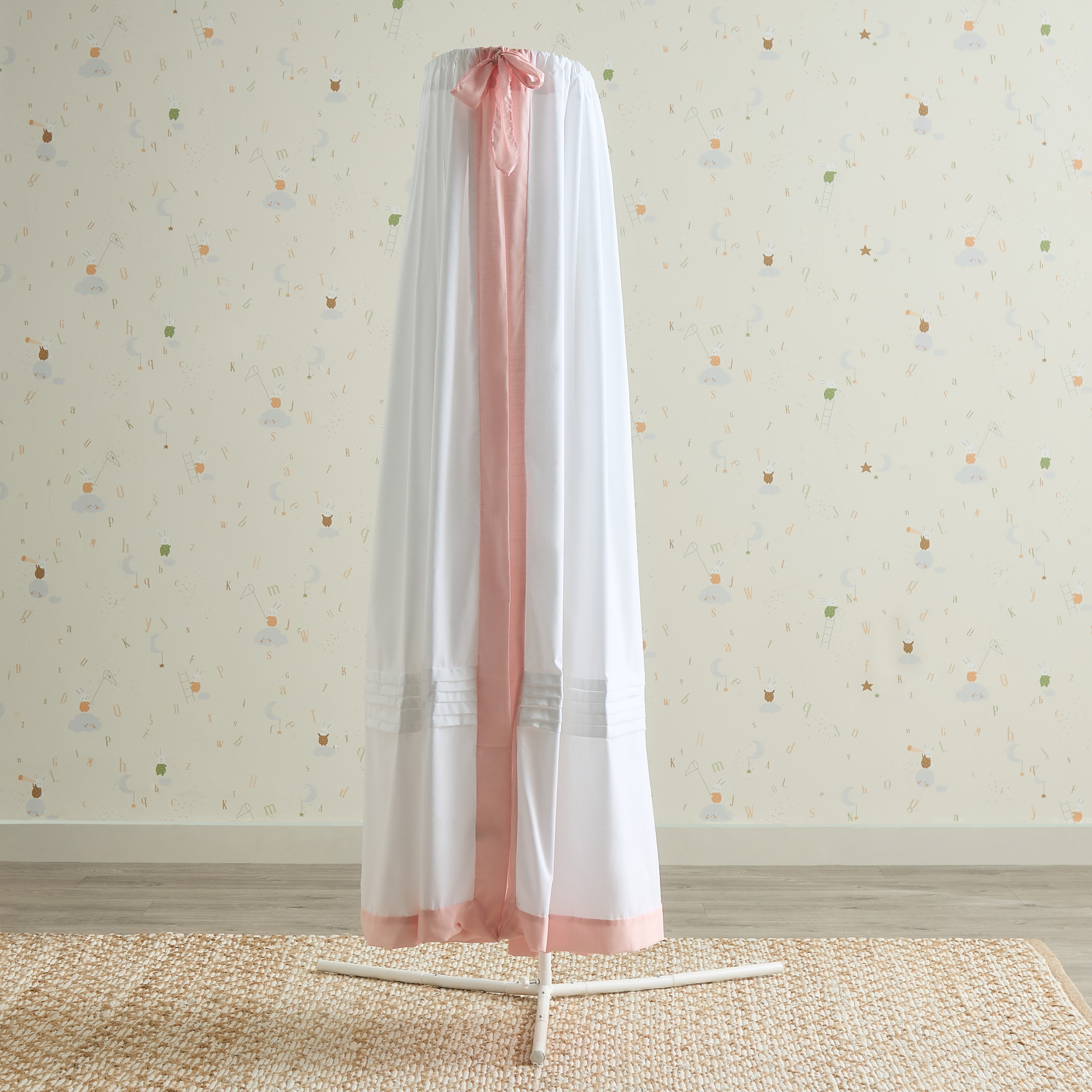 Juniors Solid Canopy with Tie-Ups-baby-nursery-furniture-cribsandbeds-cribaccessories-image-2