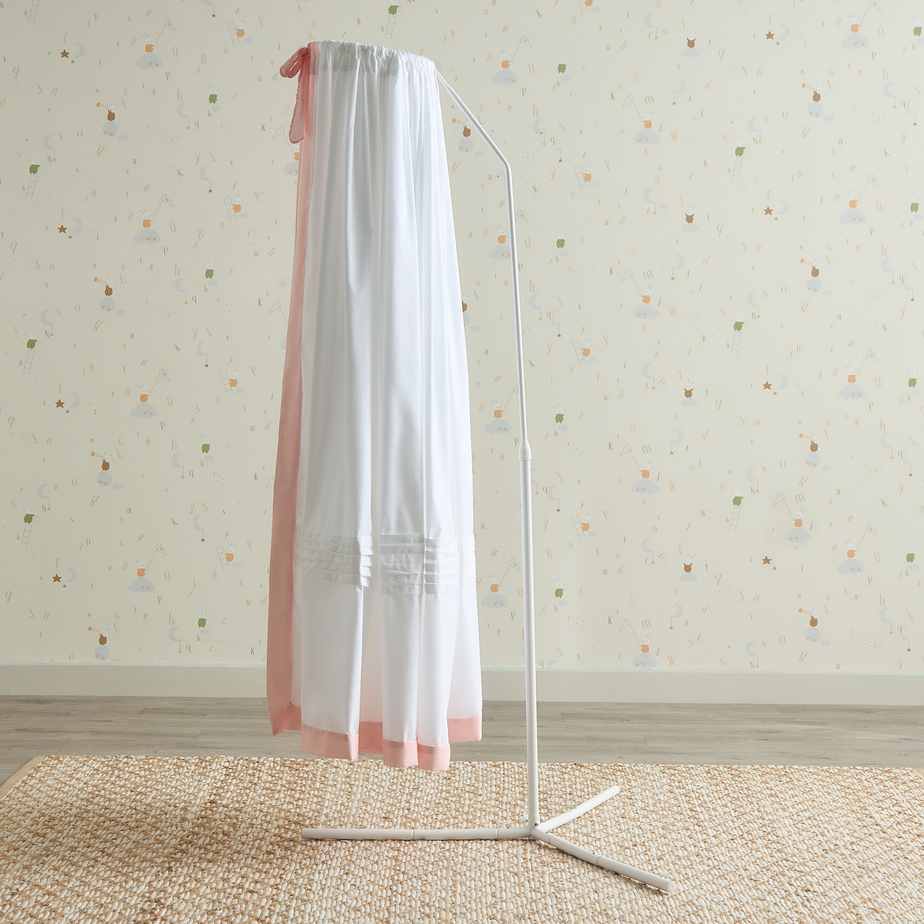 Juniors Solid Canopy with Tie-Ups-baby-nursery-furniture-cribsandbeds-cribaccessories-image-3