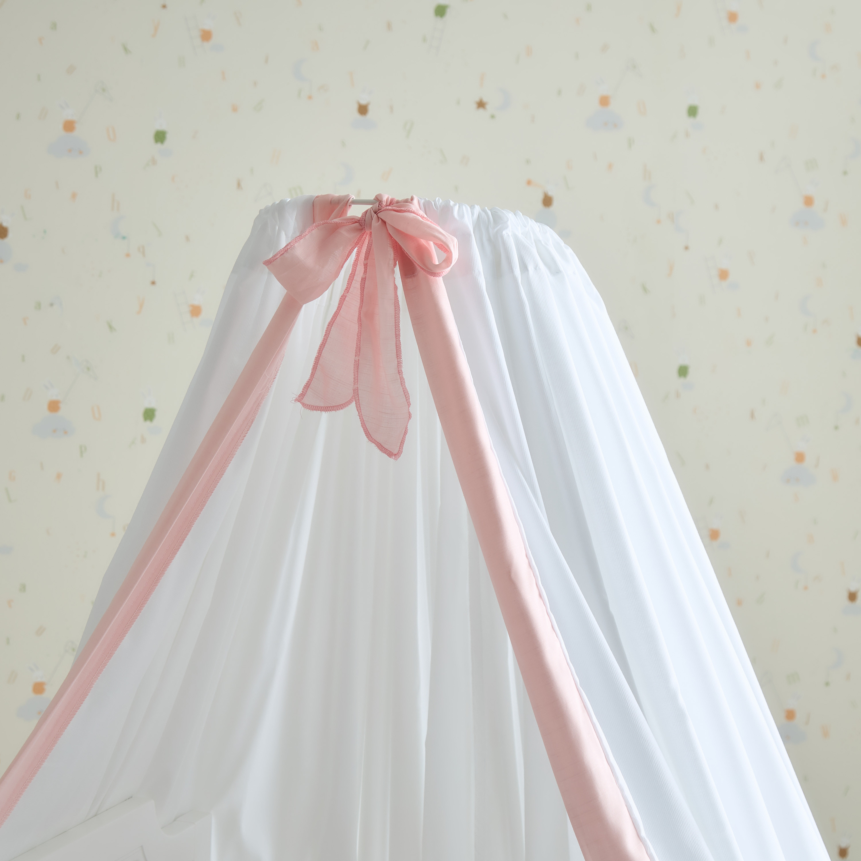 Juniors Solid Canopy with Tie-Ups-baby-nursery-furniture-cribsandbeds-cribaccessories-image-4