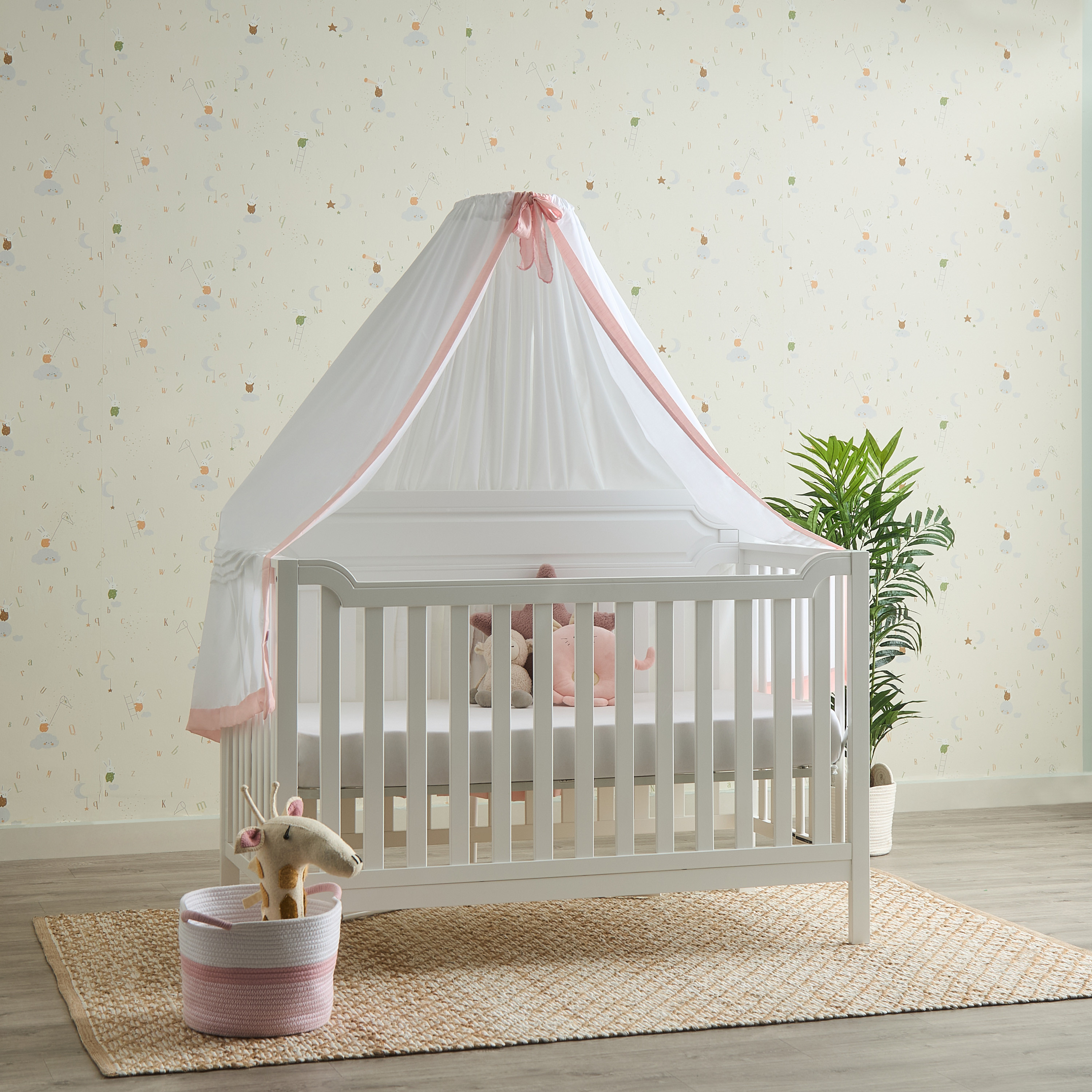 Juniors Solid Canopy with Tie-Ups-baby-nursery-furniture-cribsandbeds-cribaccessories-image-8