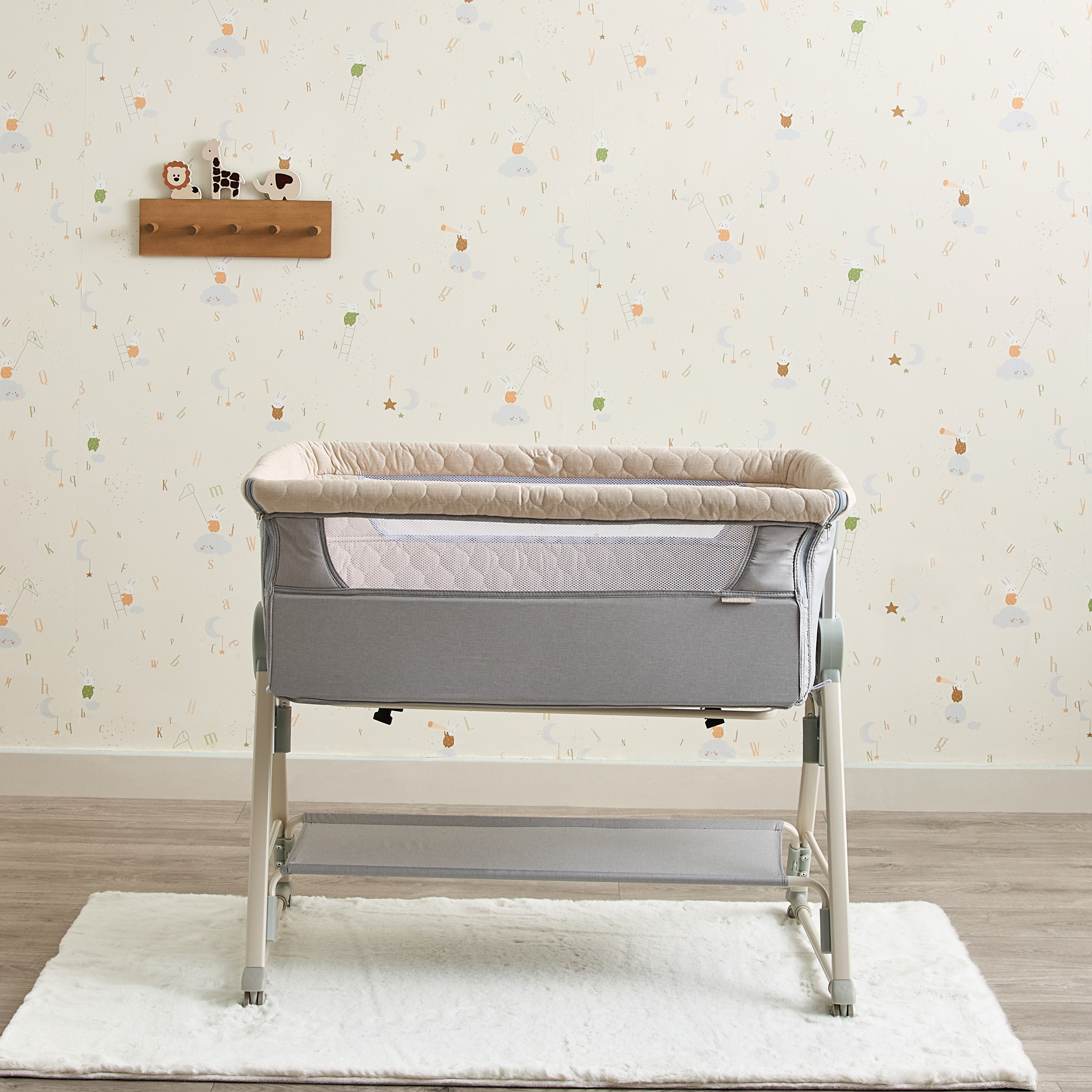 Juniors Percy Baby Bassinet with 7 Adjustable Heights-baby-nursery-furniture-cribsandbeds-bassinets-image-10