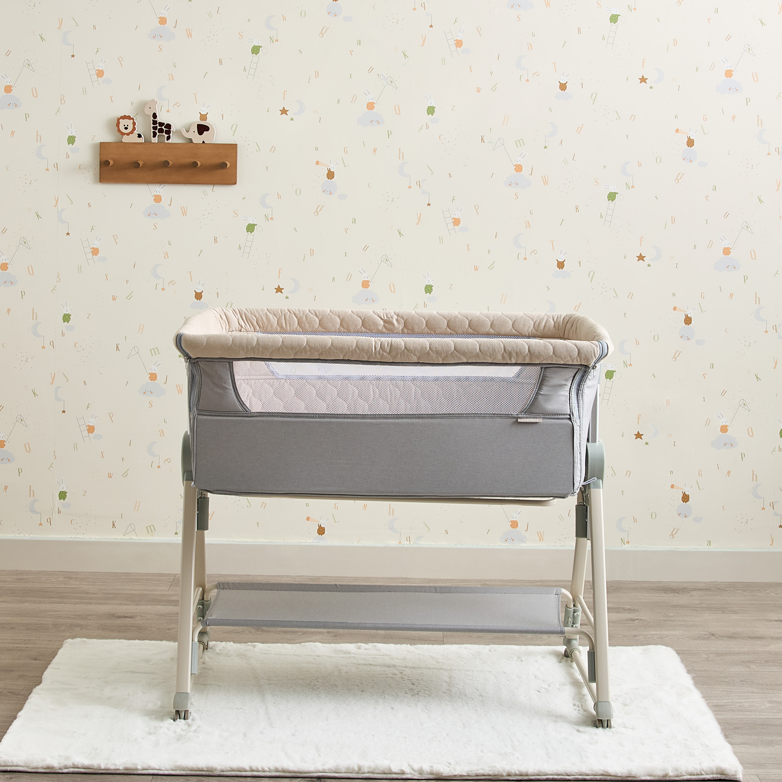 Juniors Percy Baby Bassinet with 7 Adjustable Heights-baby-nursery-furniture-cribsandbeds-bassinets-image-11