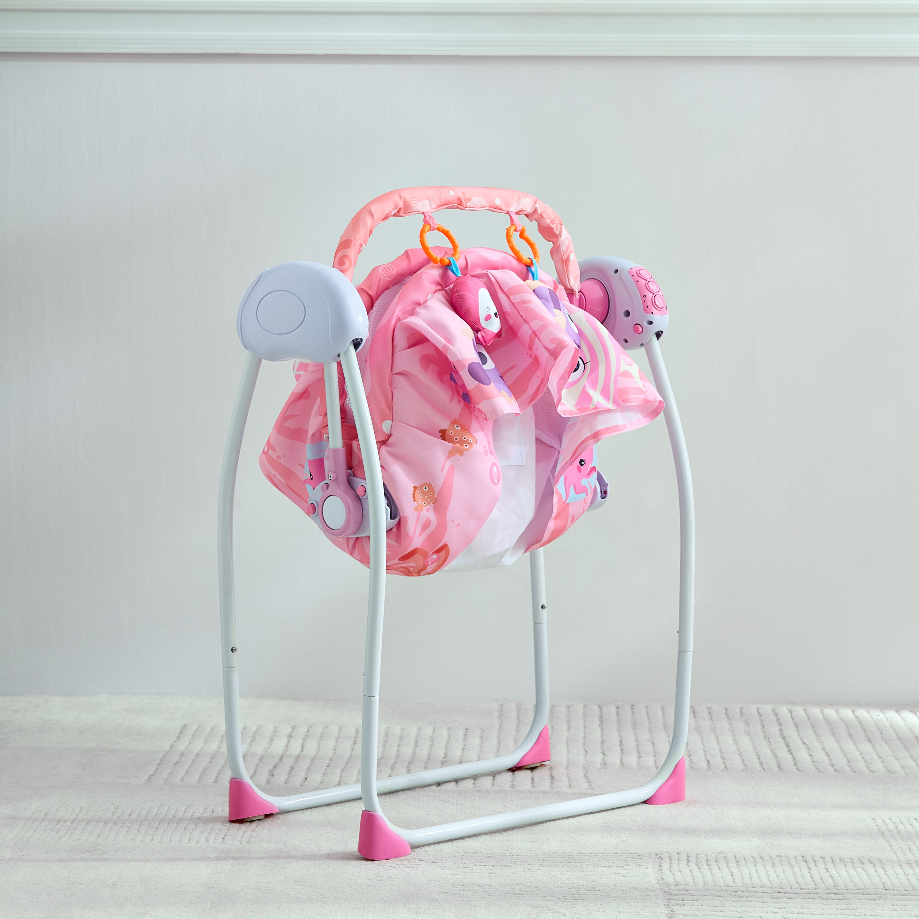 Little Bloomers Foldable Baby Rocker with Remote Control-baby-infantactivity-rockers-image-10
