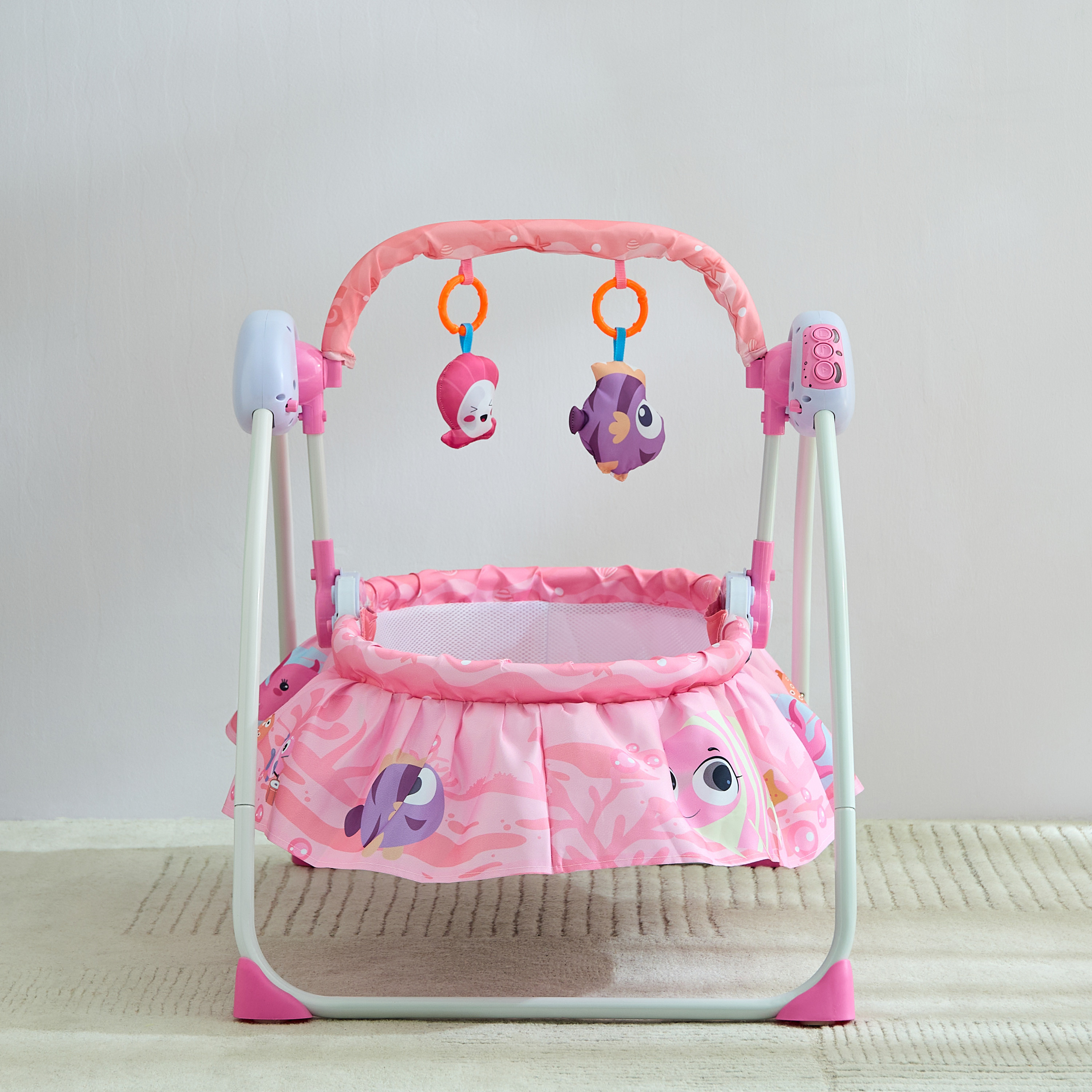 Little Bloomers Foldable Baby Rocker with Remote Control-baby-infantactivity-rockers-image-2