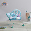 Little Bloomers Claudia Baby Bouncer with Gentle Vibrations &  Rocking Mode - Blue-baby-infantactivity-bouncers-image-1