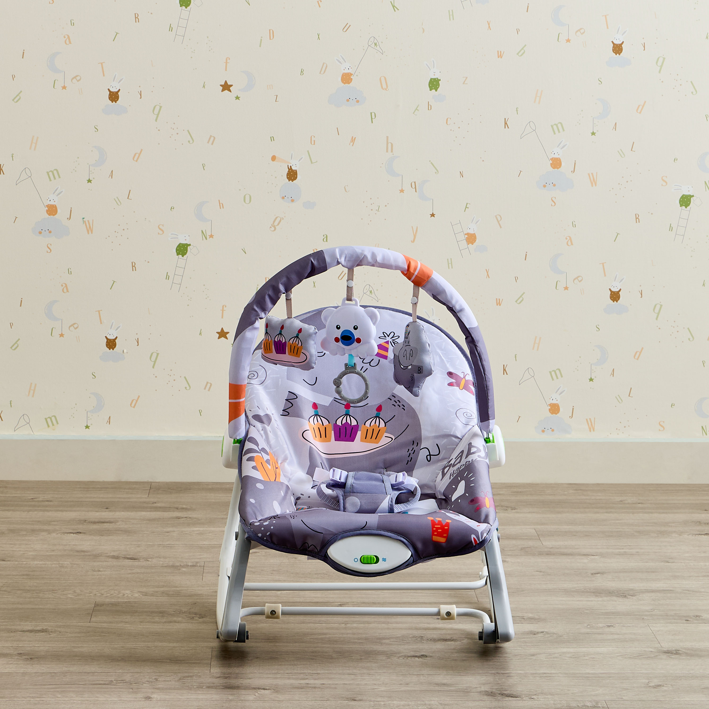 كرسي هزاز للأطفال 5 في 1 مع قضبان لعب قابلة للإزالة مارتنز ليتل بلومرز-baby-infantactivity-rockers-image-9