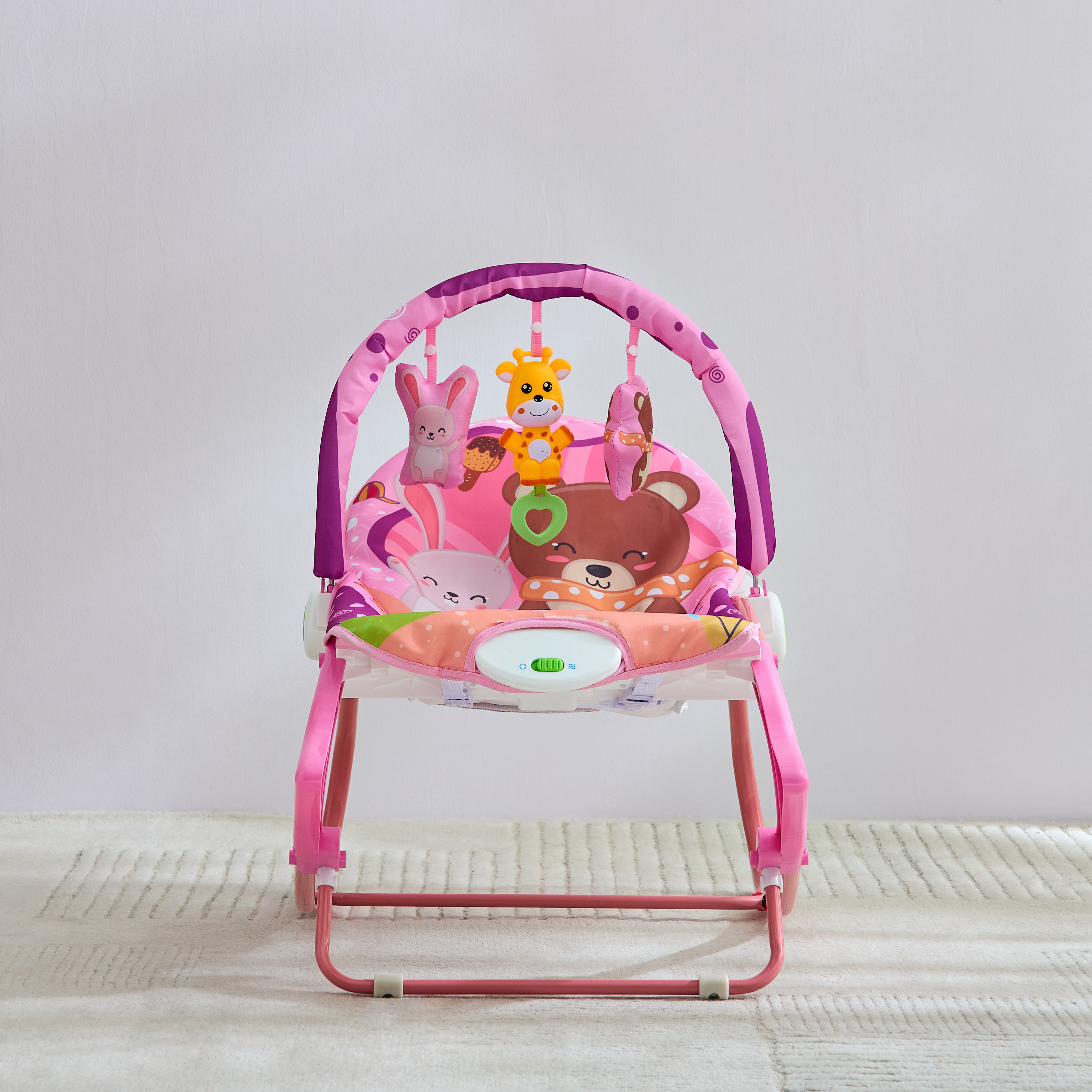 كرسي هزاز للأطفال 5 في 1 مع قضبان لعب قابلة للإزالة مارتنز ليتل بلومرز-baby-infantactivity-rockers-image-2
