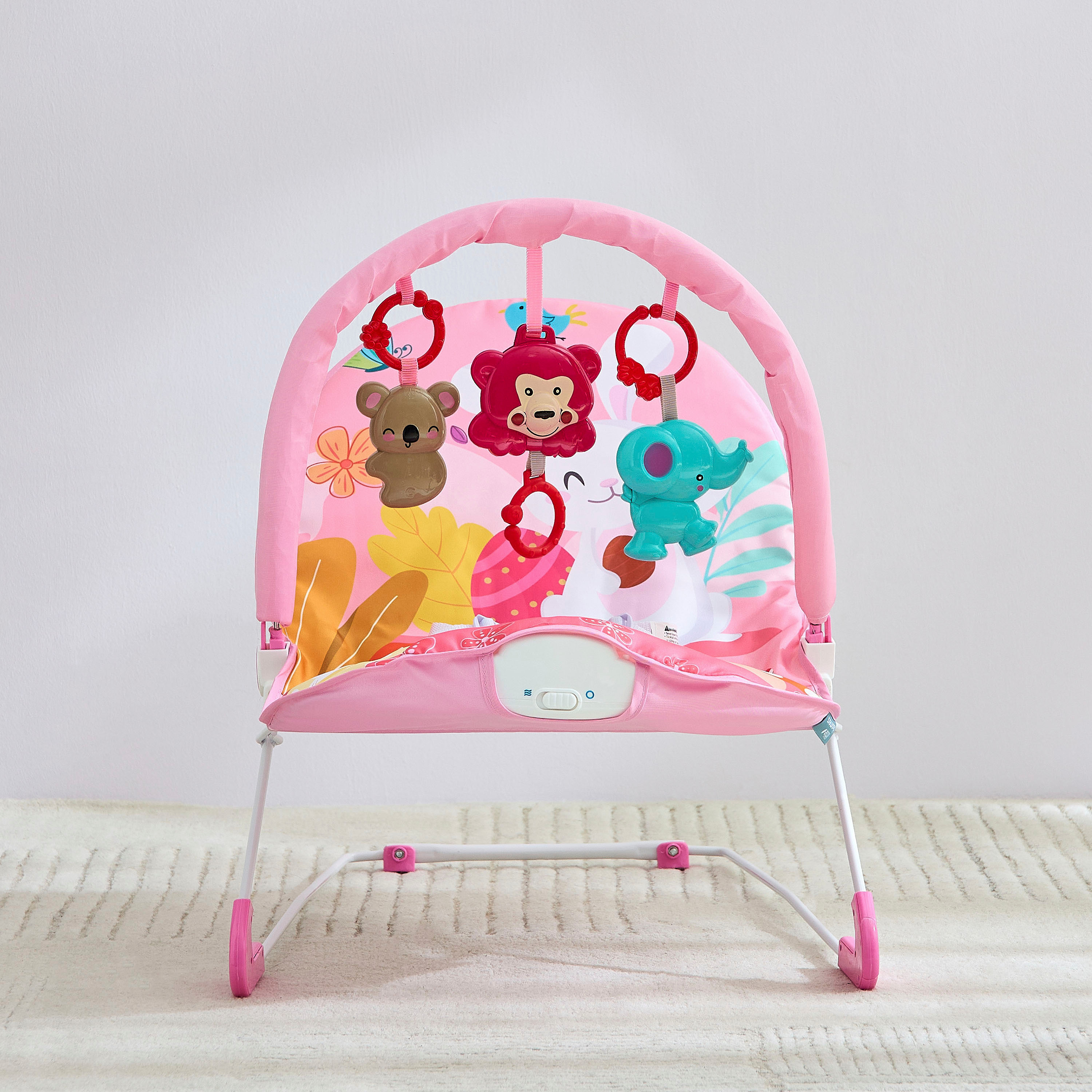 Little Bloomers Florence Baby Bouncer with Interactive Toy Pendant-baby-infantactivity-bouncers-image-2