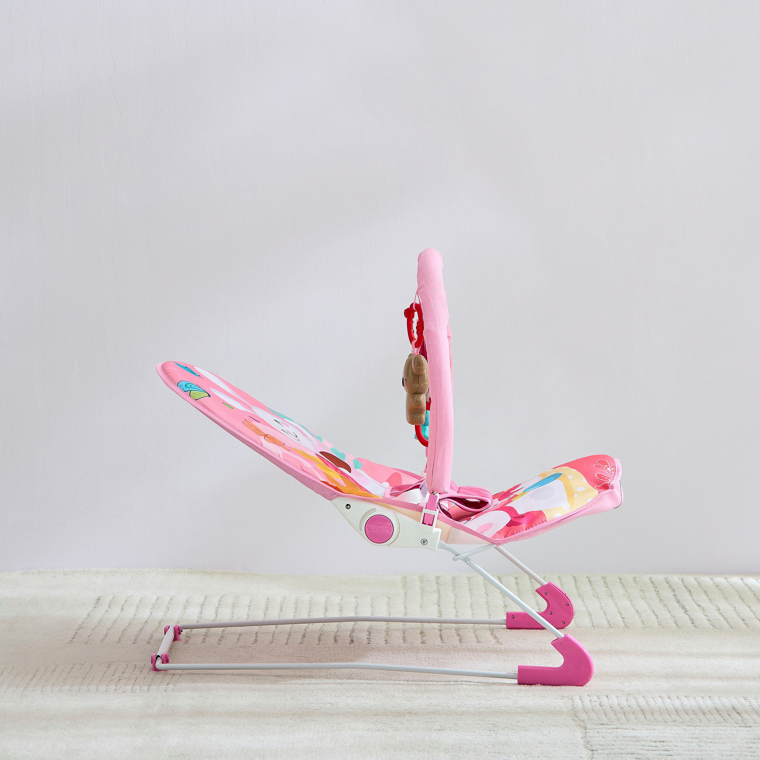 Little Bloomers Florence Baby Bouncer with Interactive Toy Pendant-baby-infantactivity-bouncers-image-3