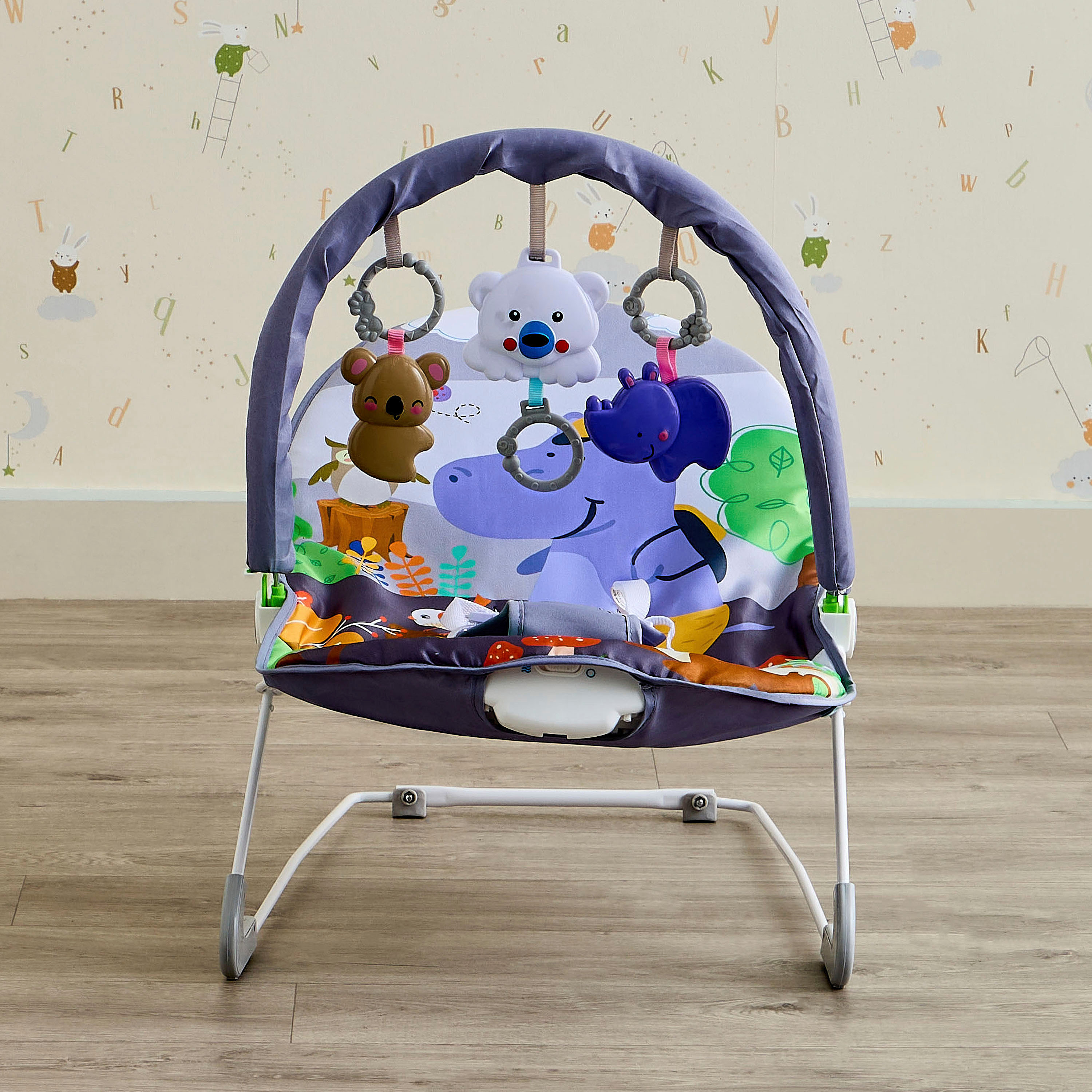 Little Bloomers Florence Baby Bouncer with Interactive Toy Pendant-baby-infantactivity-bouncers-image-2