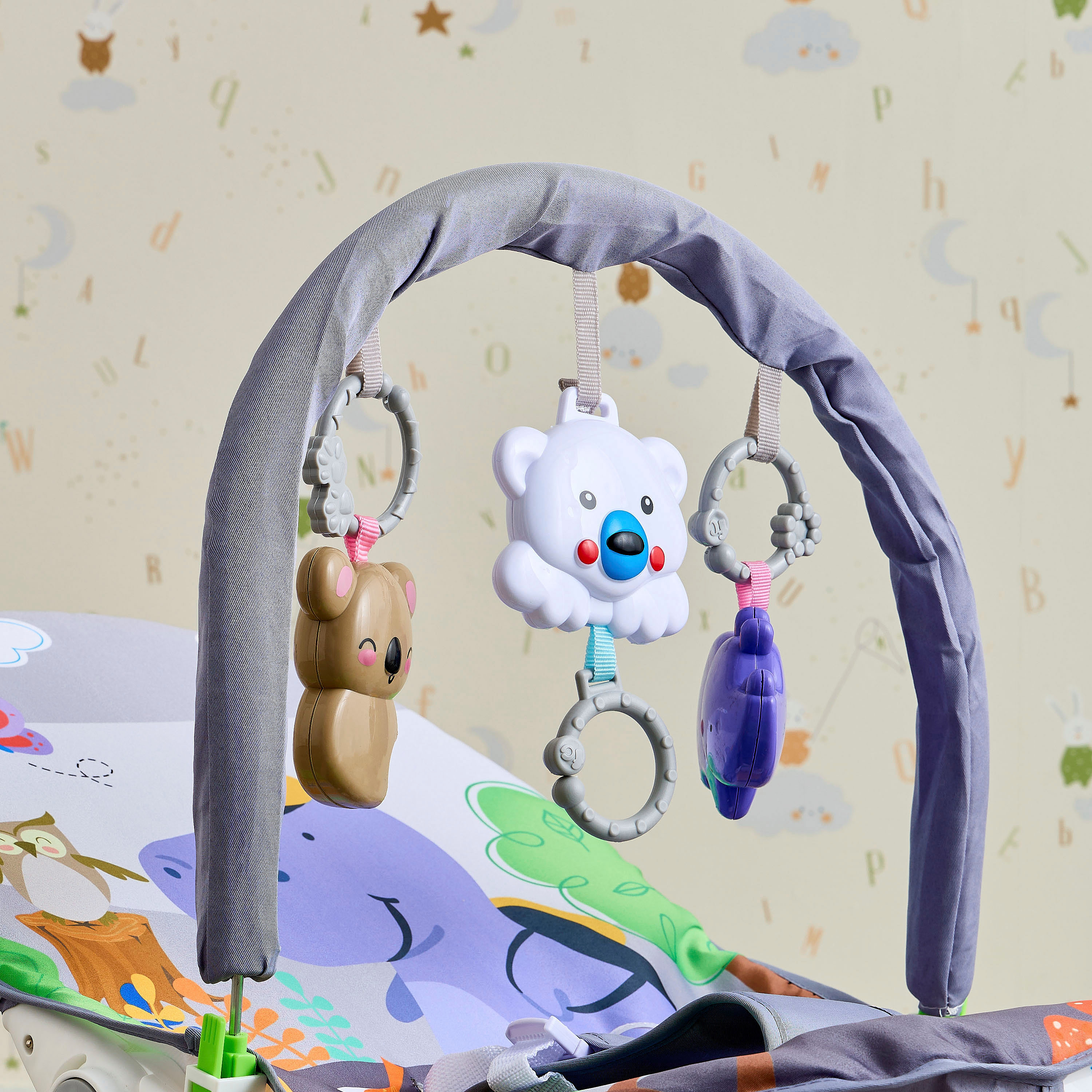 Little Bloomers Florence Baby Bouncer with Interactive Toy Pendant-baby-infantactivity-bouncers-image-6
