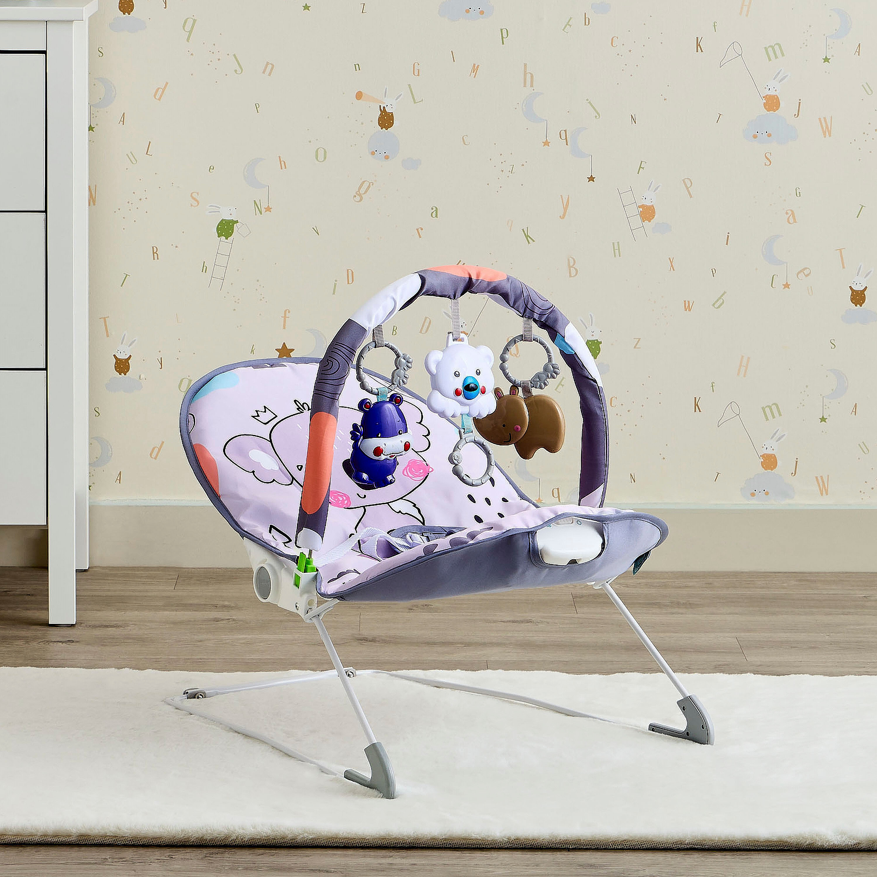 Little Bloomers Venus Baby Bouncer with Posture-Supportive Padding-baby-infantactivity-bouncers-image-2