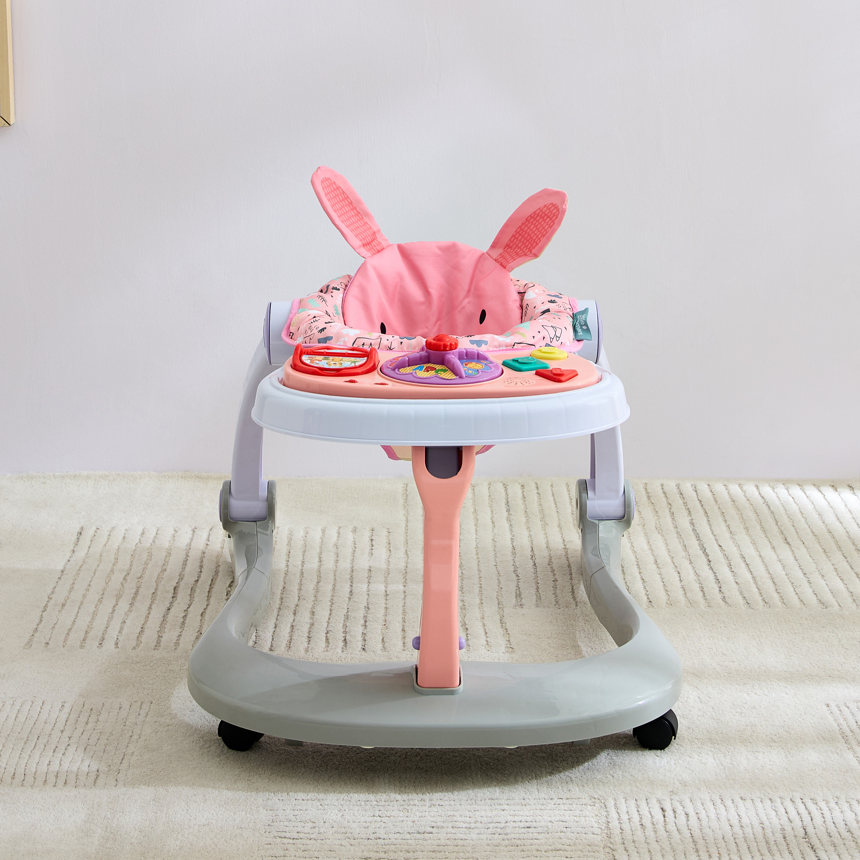Little Bloomers Andy Rabbit Printed 4-in-1 Baby Walker with Lights & Music-baby-infantactivity-walkers-image-2