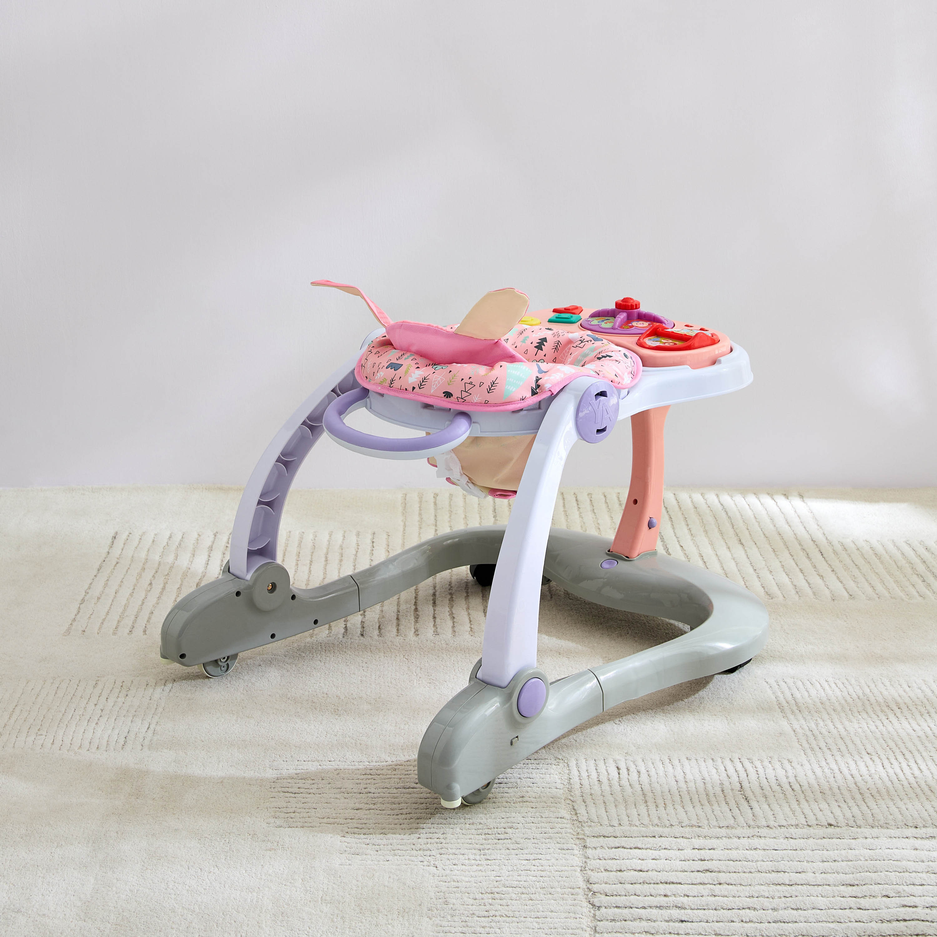 Little Bloomers Andy Rabbit Printed 4-in-1 Baby Walker with Lights & Music-baby-infantactivity-walkers-image-3