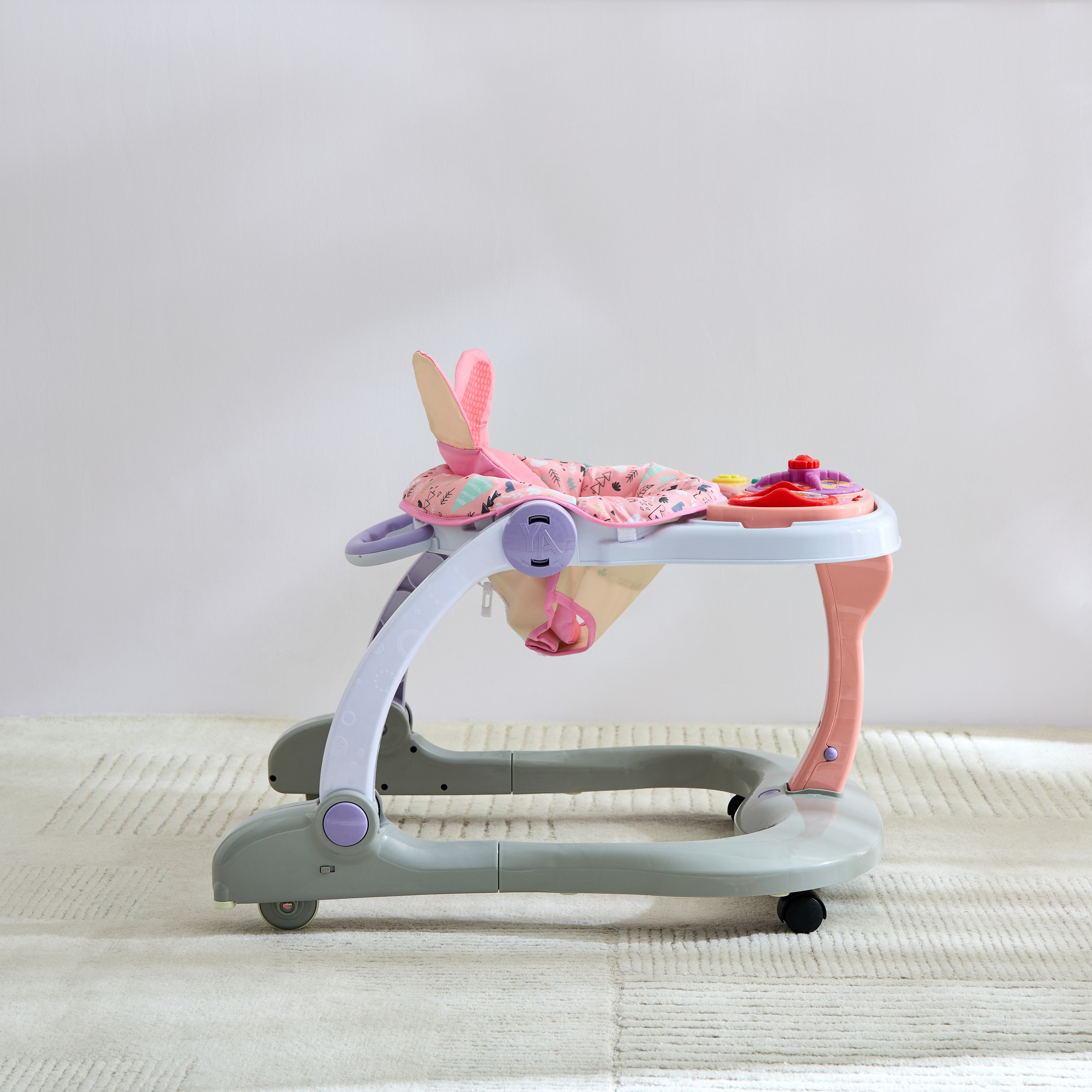 Little Bloomers Andy Rabbit Printed 4-in-1 Baby Walker with Lights & Music-baby-infantactivity-walkers-image-4