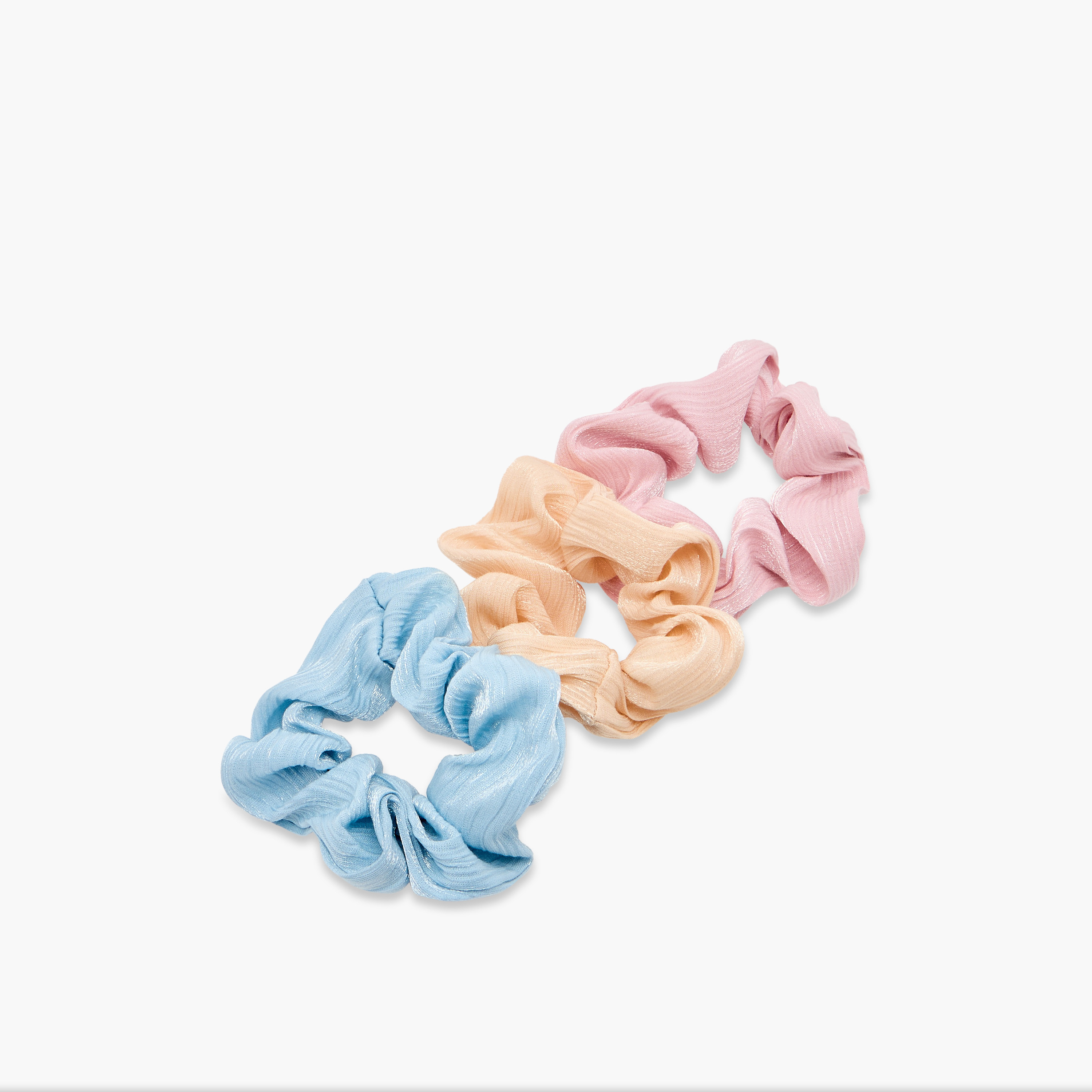 ربطات شعر بارزة الملمس - طقم 3 قطع-women-hairaccessories-scrunchies-image-3