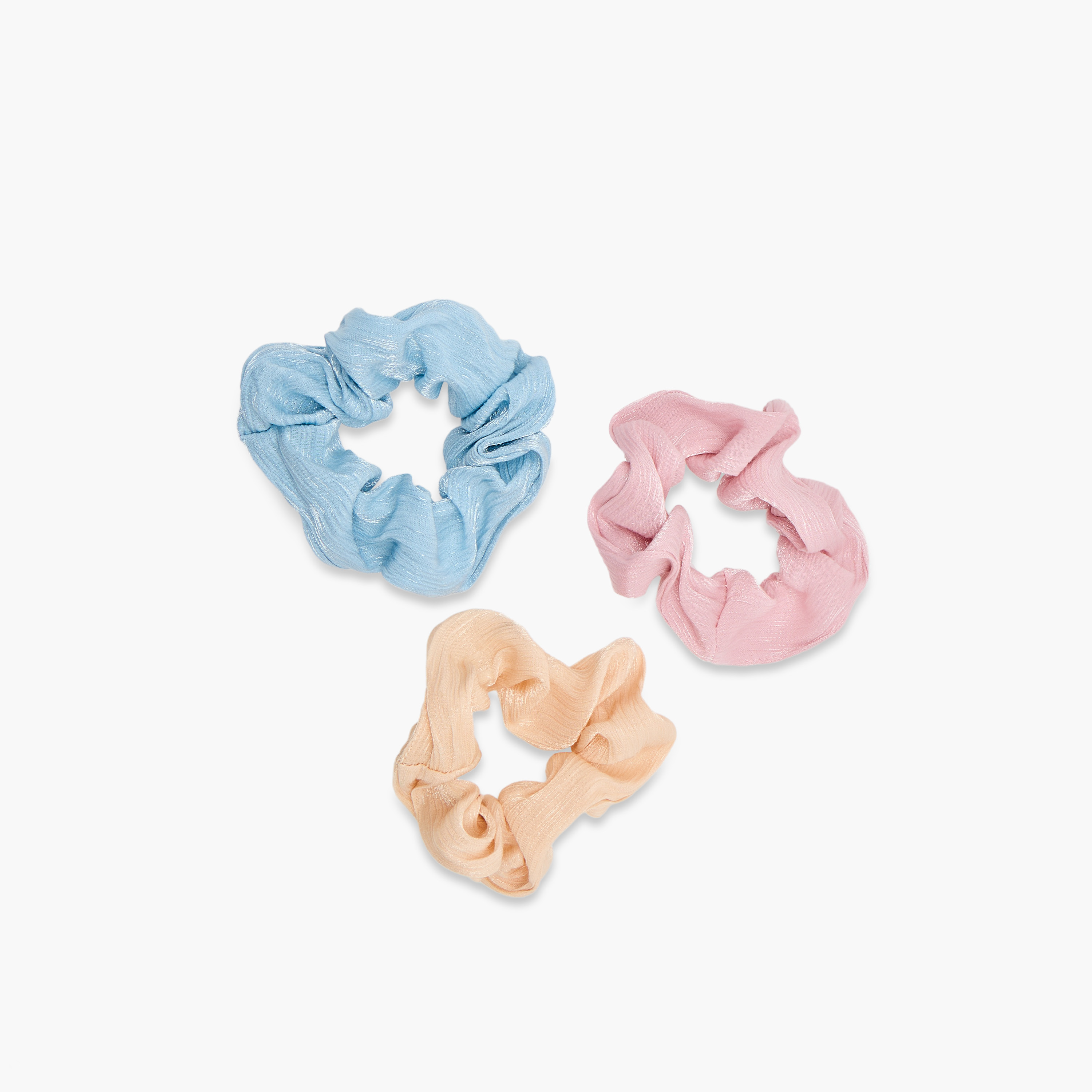 ربطات شعر بارزة الملمس - طقم 3 قطع-women-hairaccessories-scrunchies-image-4