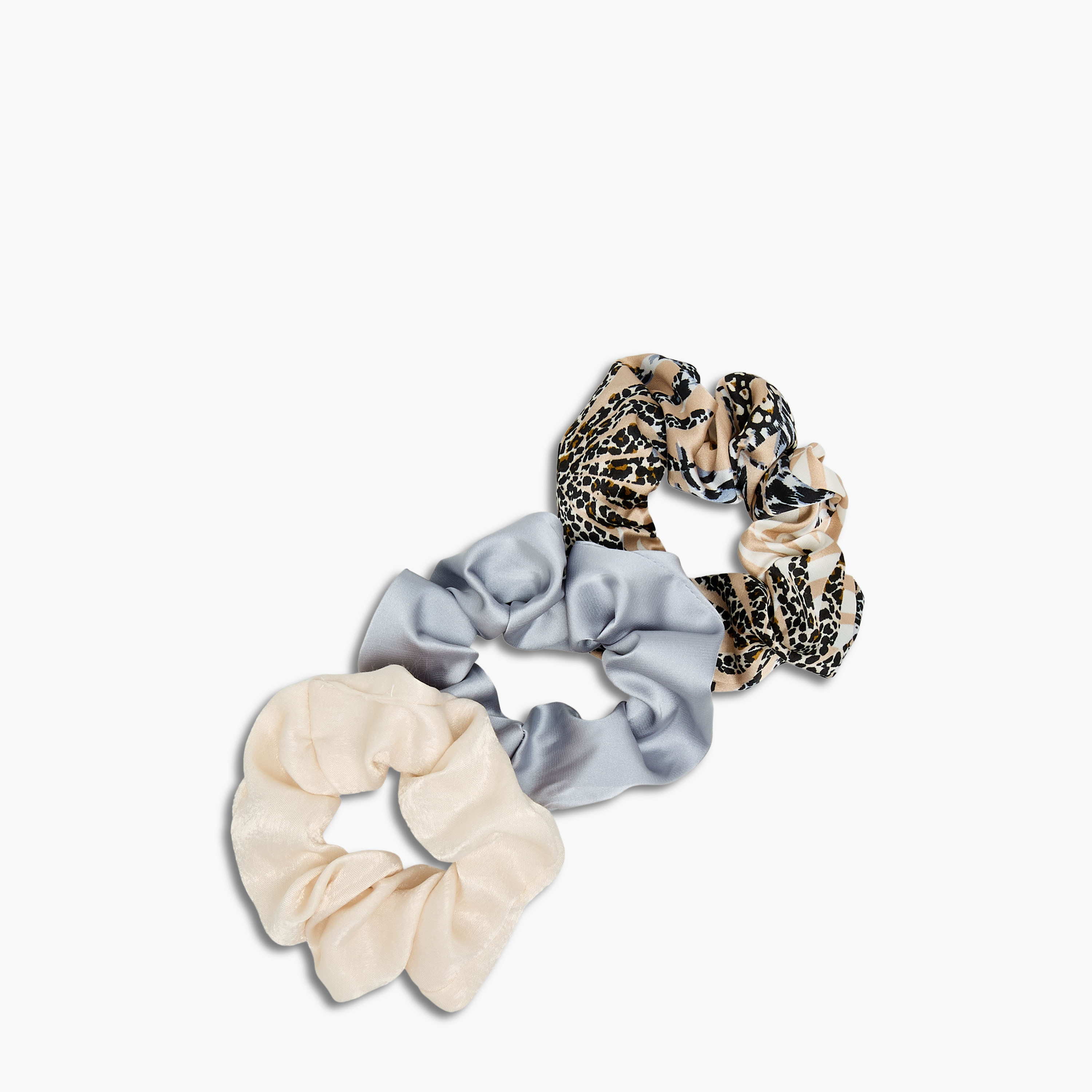 Pack of 3 Assorted Hair Scrunchie-women-hairaccessories-scrunchies-image-3