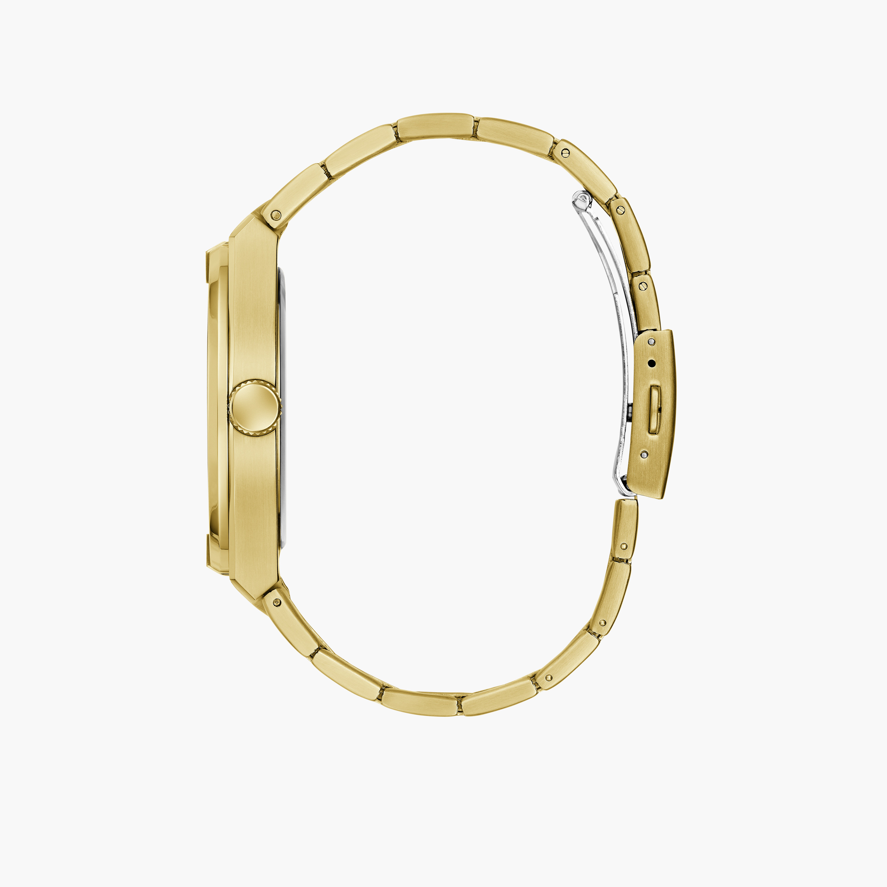 Guess Men's 44 MM Gold Analog Stainless Steel Strap Watch | GW0661G2-men-watchesandjewellery-watches-image-3