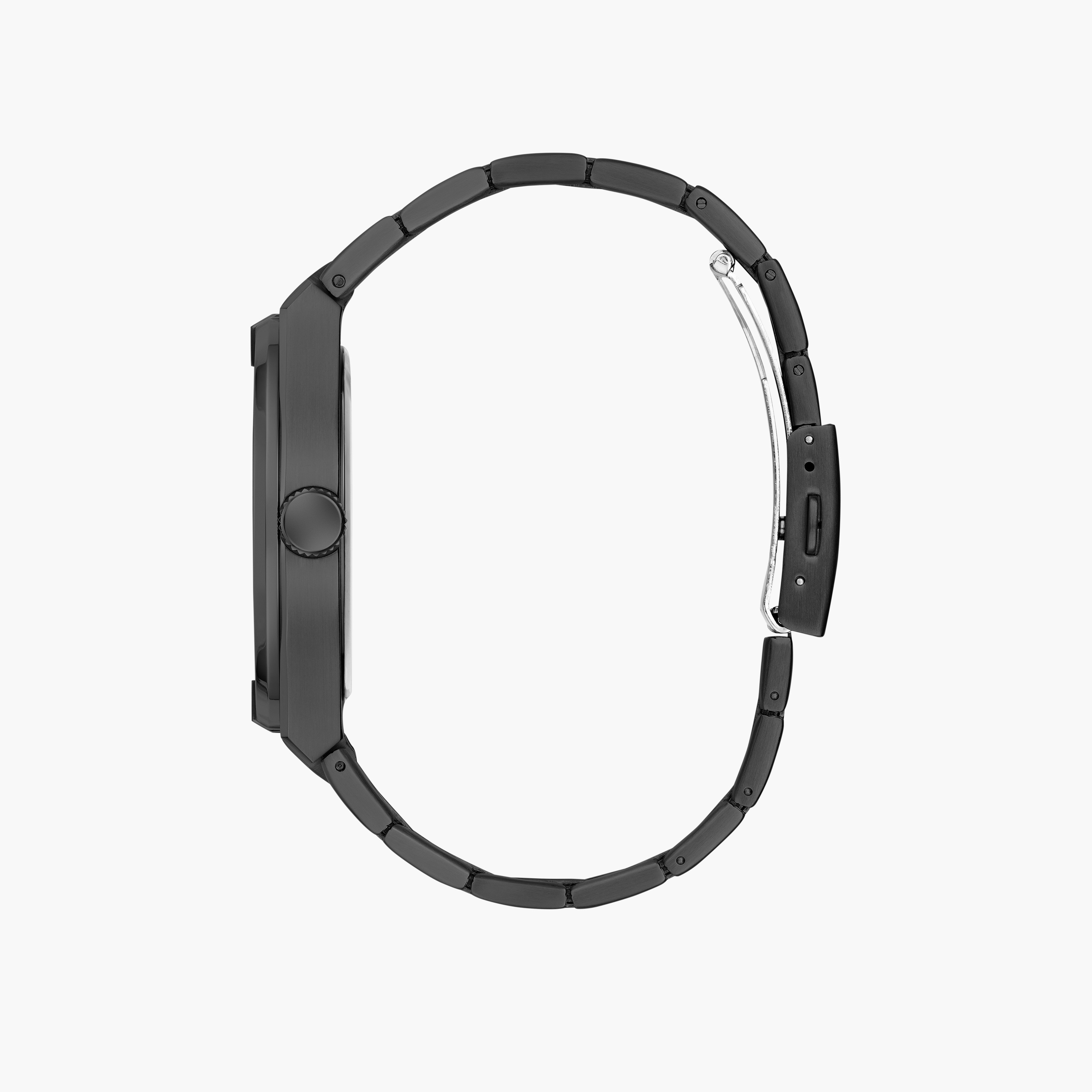Guess Men's 44 MM Black Analog Stainless Steel Strap Watch | GW0661G3-men-watchesandjewellery-watches-image-3