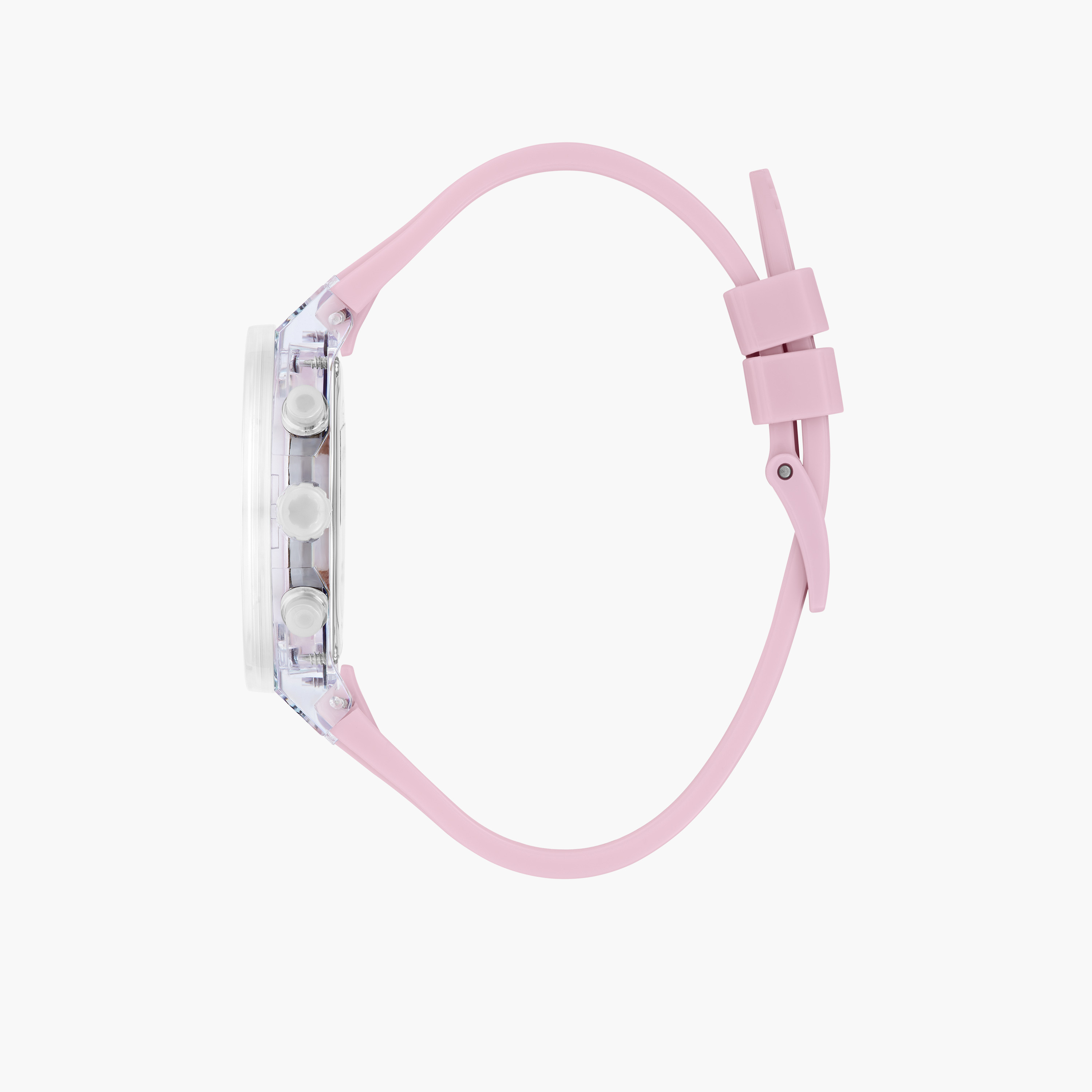 Guess Women's 39 MM Pink Chronograph Silicone Strap Watch | GW0438L7-women-watchesandjewellery-watches-image-3