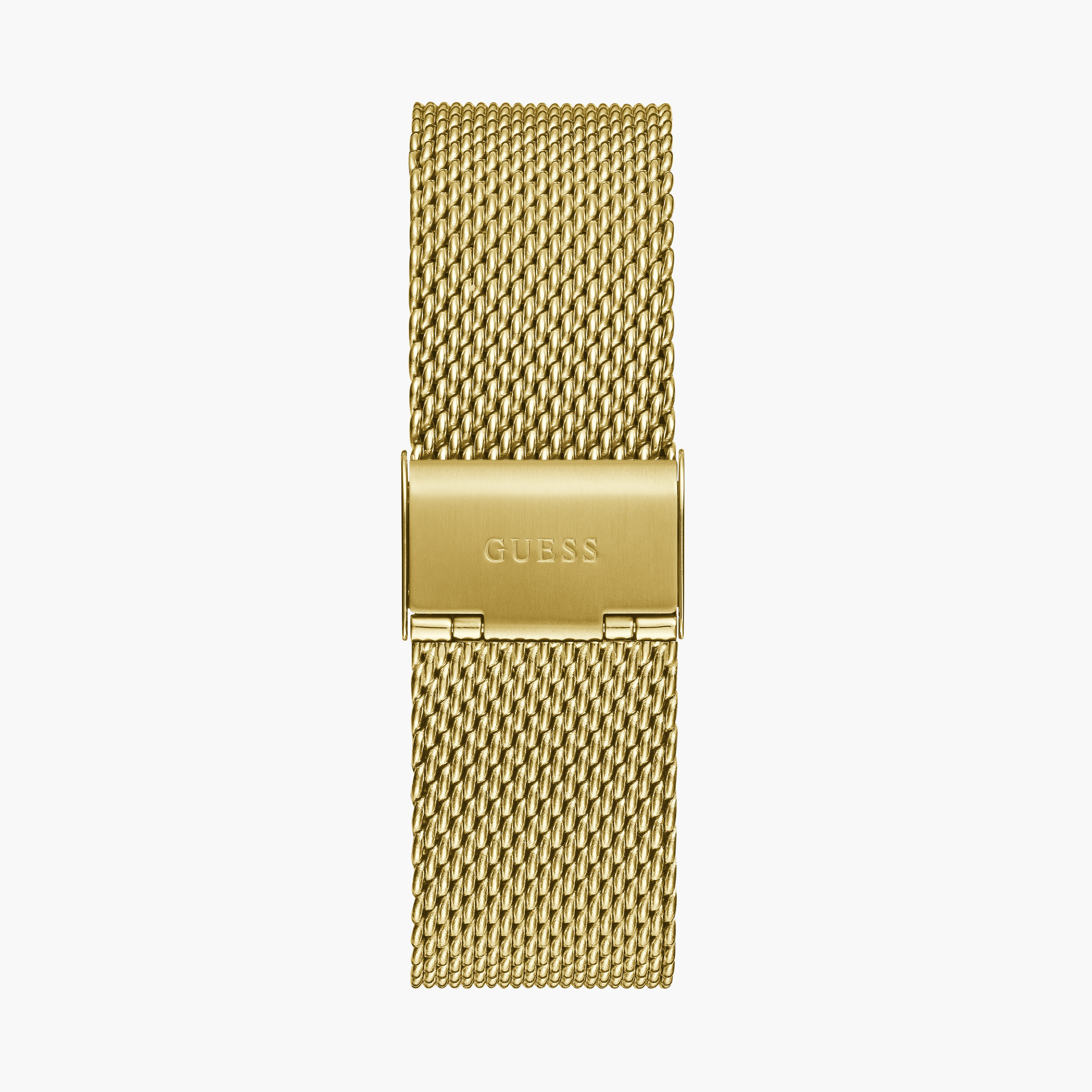 Guess Men's 44 MM Gold Analog Mesh Strap Watch | GW0702G1-men-watchesandjewellery-watches-image-5