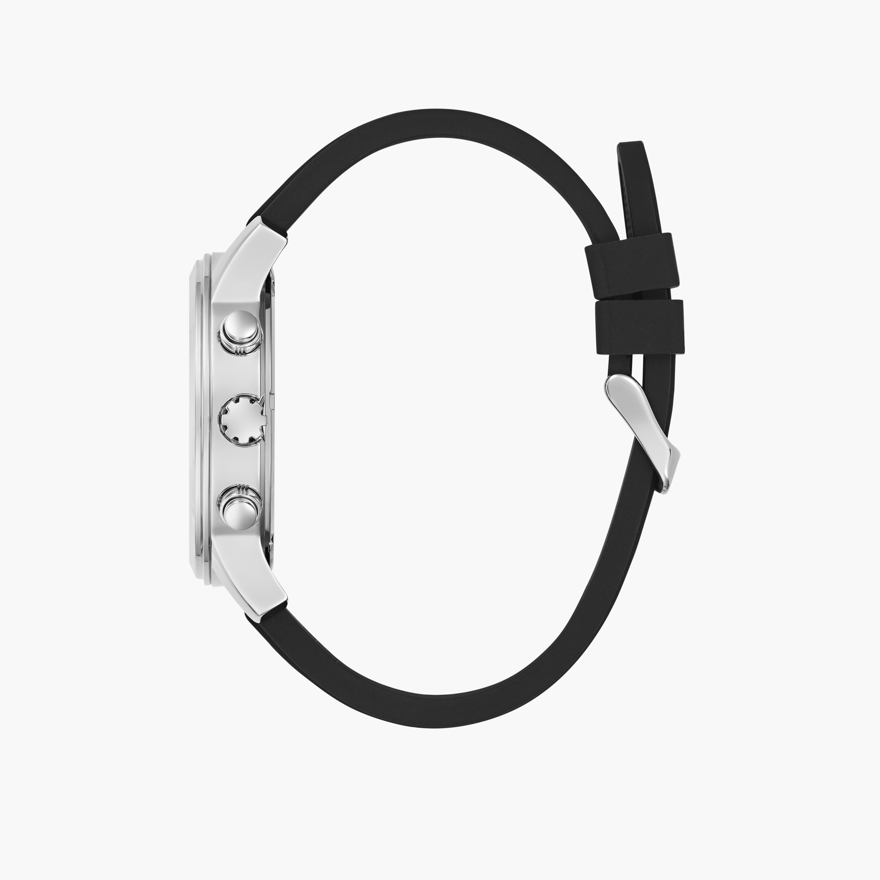 غيس- ساعة رجالية كرونوغراف سوداء 44 مم سوار سيليكون | GW0708G1-men-watchesandjewellery-watches-image-3