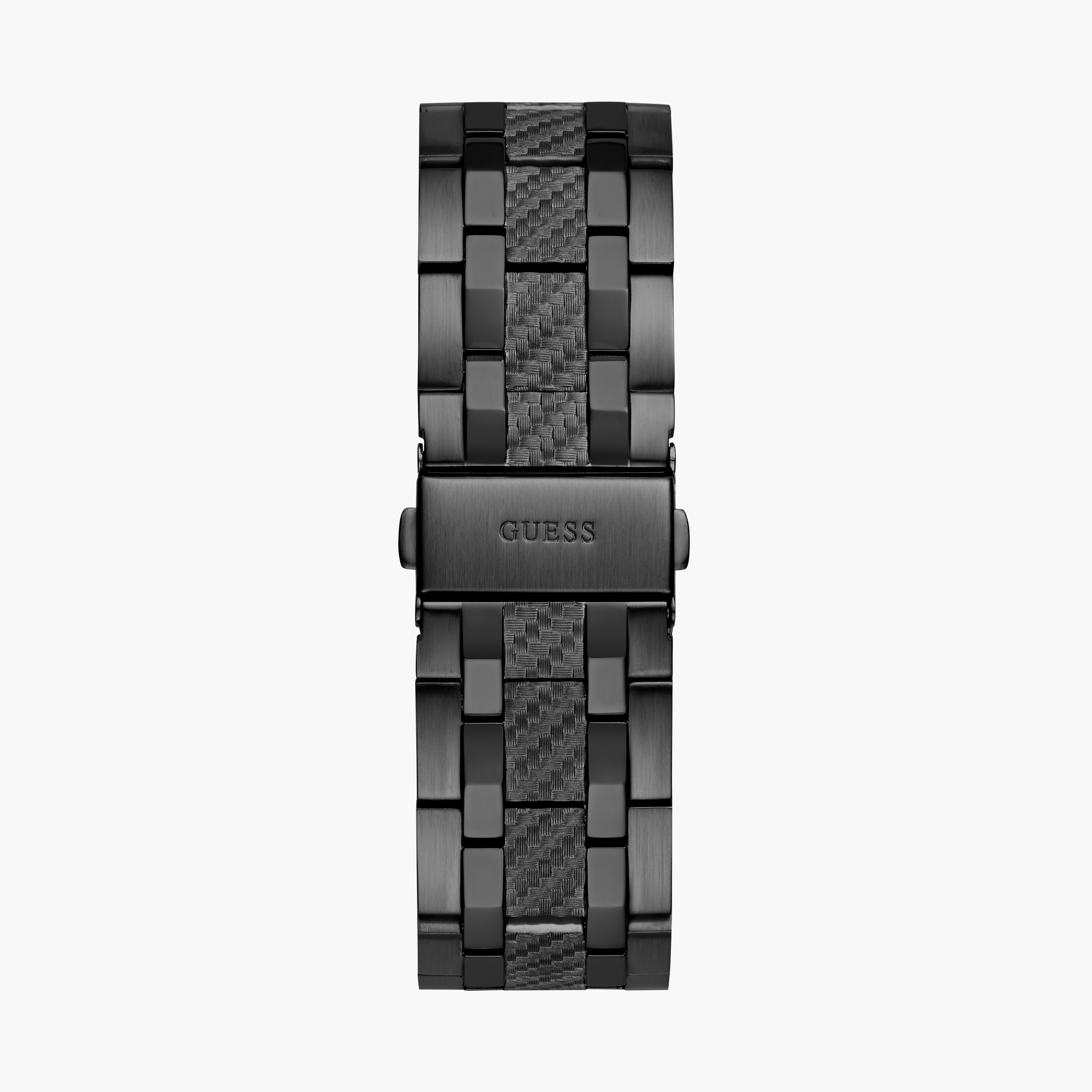 Guess Men's 44 MM Black Chronograph Metal Strap Watch | GW0714G4-men-watchesandjewellery-watches-image-5