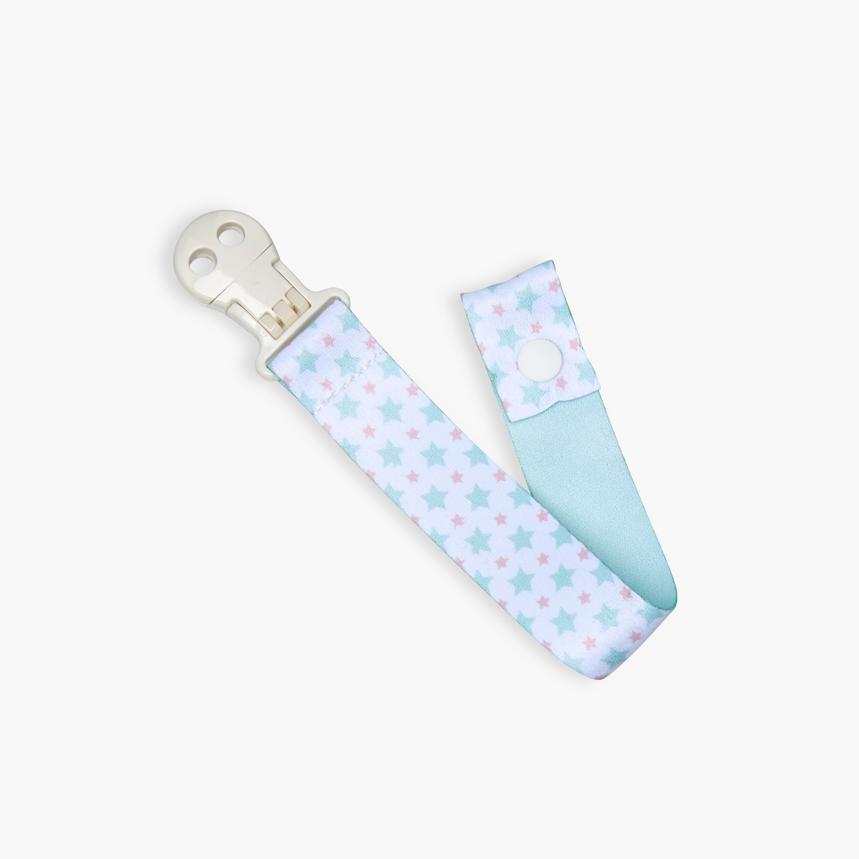 Cambrass Star Print Soother Clip-baby-feeding-accessories-image-2