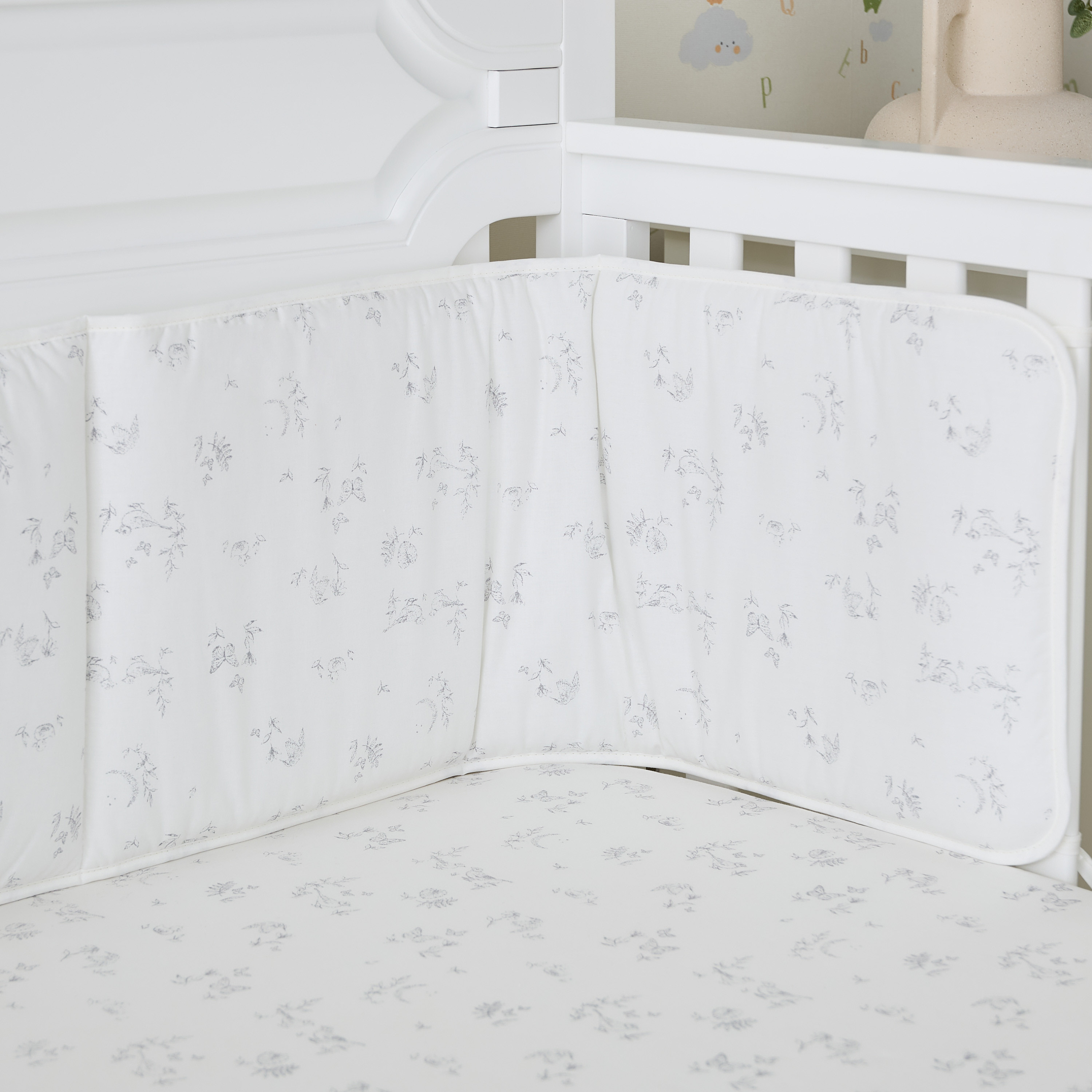 Cambrass Printed Cot Bumper - Set of 2-baby-nursery-babybedding-image-2