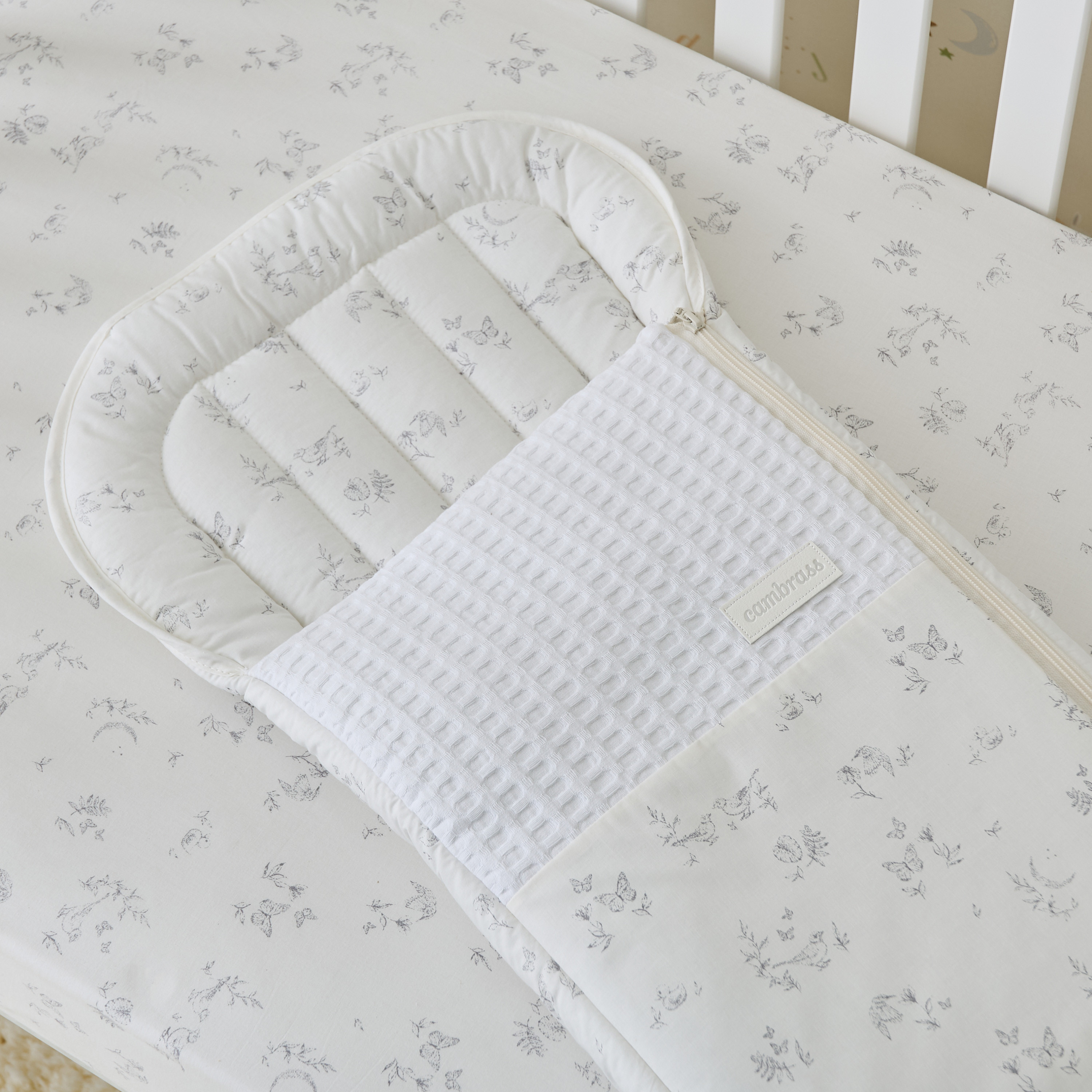 Cambrass Floral Print Nest Bag-baby-nursery-blanketsandswaddles-swaddlesandsleepingbags-image-4