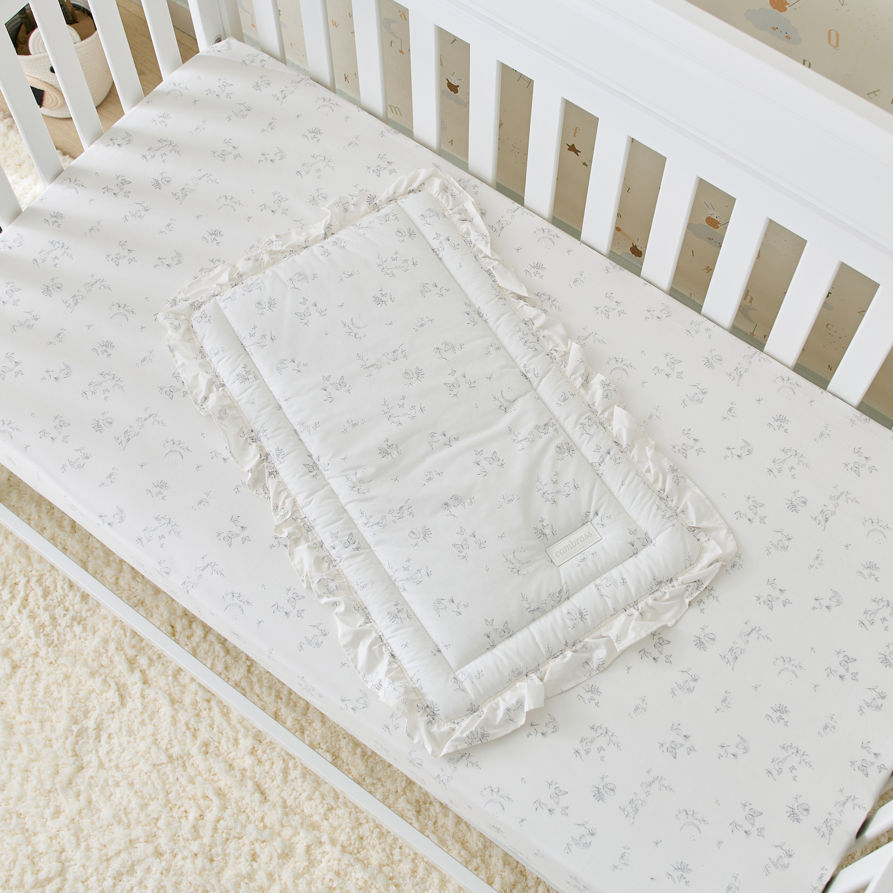 Cambrass Printed Baby Nest - 40x65 cm-baby-nursery-blanketsandswaddles-swaddlesandsleepingbags-image-2