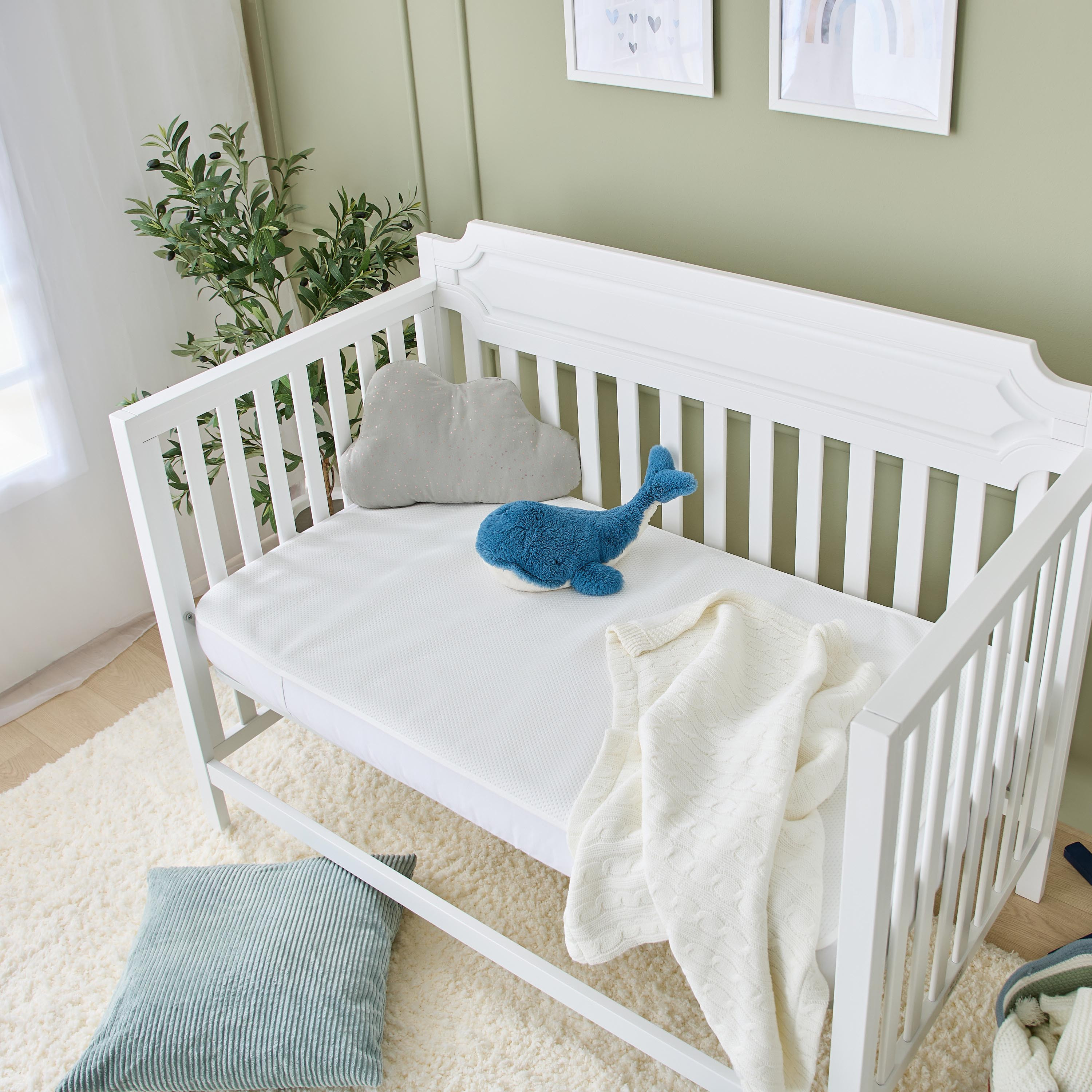 Cambrass 3D Cot Mattress Protector - 70x130 cm-baby-nursery-babybedding-image-1