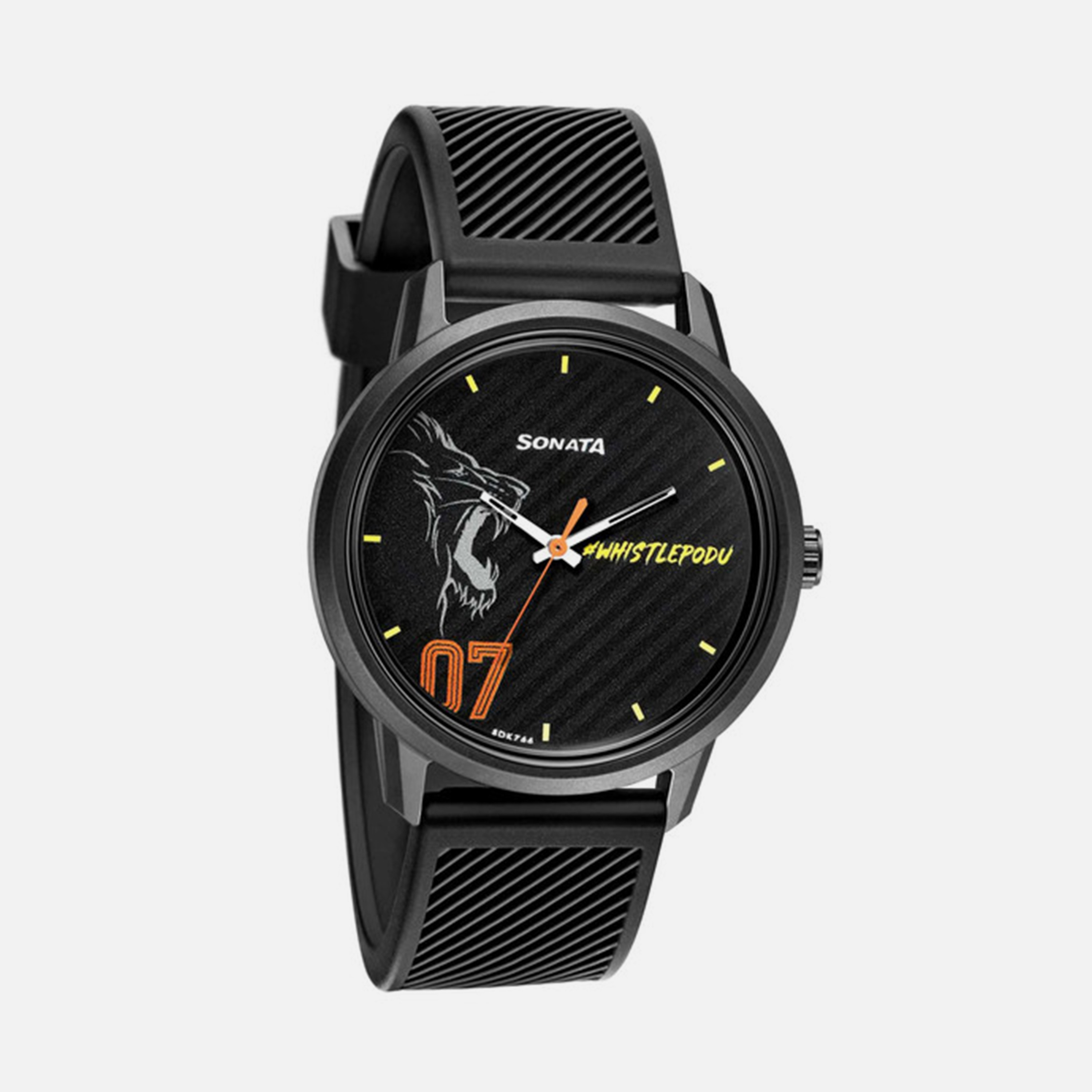 Shop Sonata Kids Black Analog Plastic Strap Watch 77085PP07