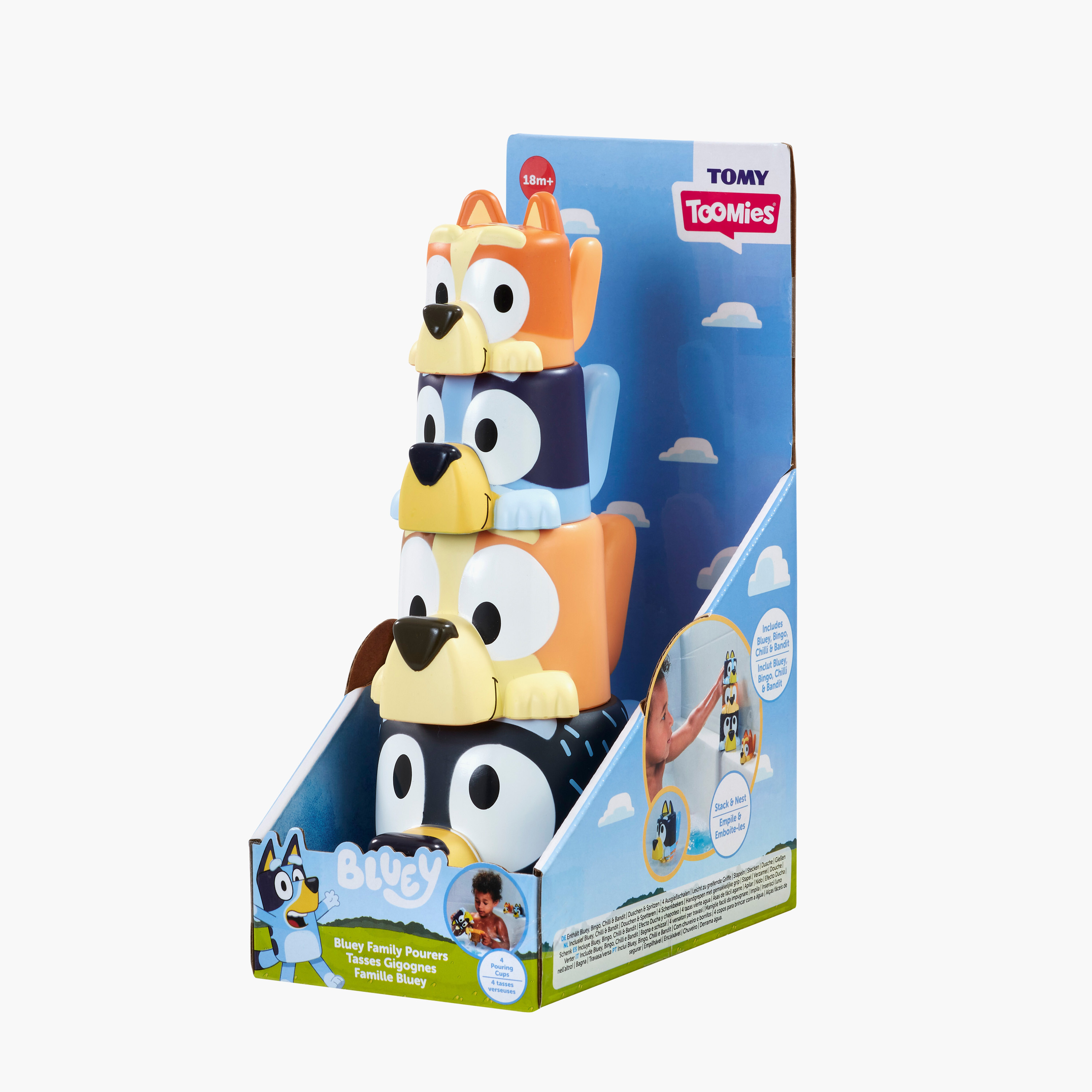 Toomies 4-Piece Bluey Family Pourer Bath Toy Set-toys-babyandtoddlertoys-bathtoys-image-8
