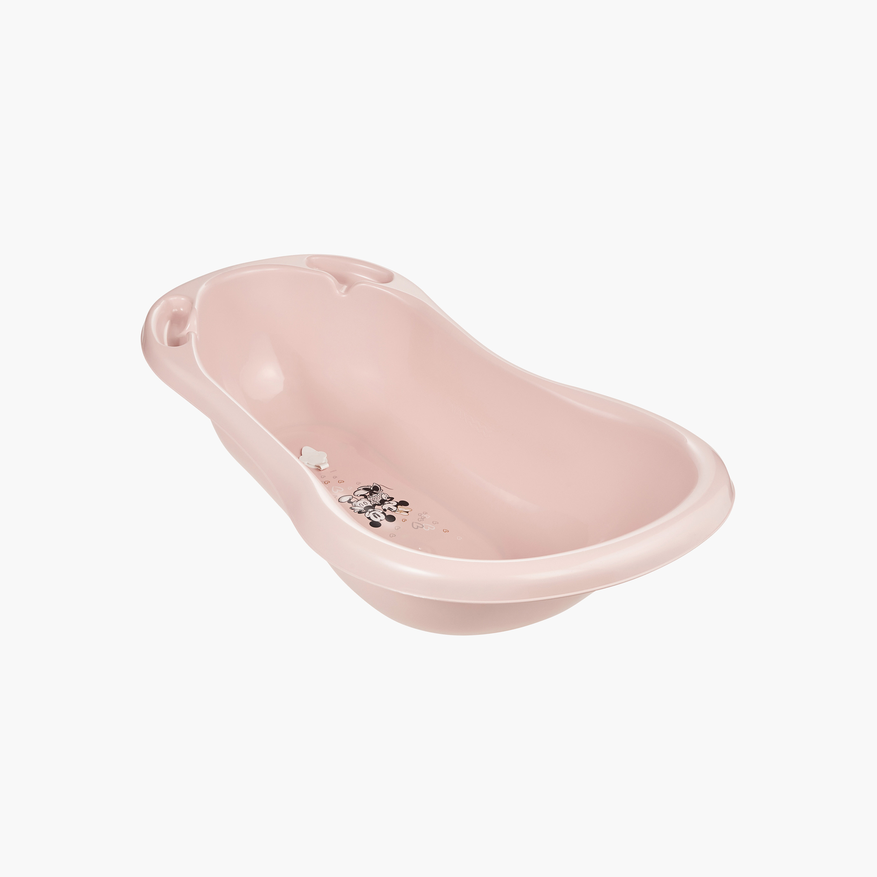Keeper Mickey and Minnie Mouse Print Baby Bath Tub with Plug-baby-bathandcare-bathtubs-image-2