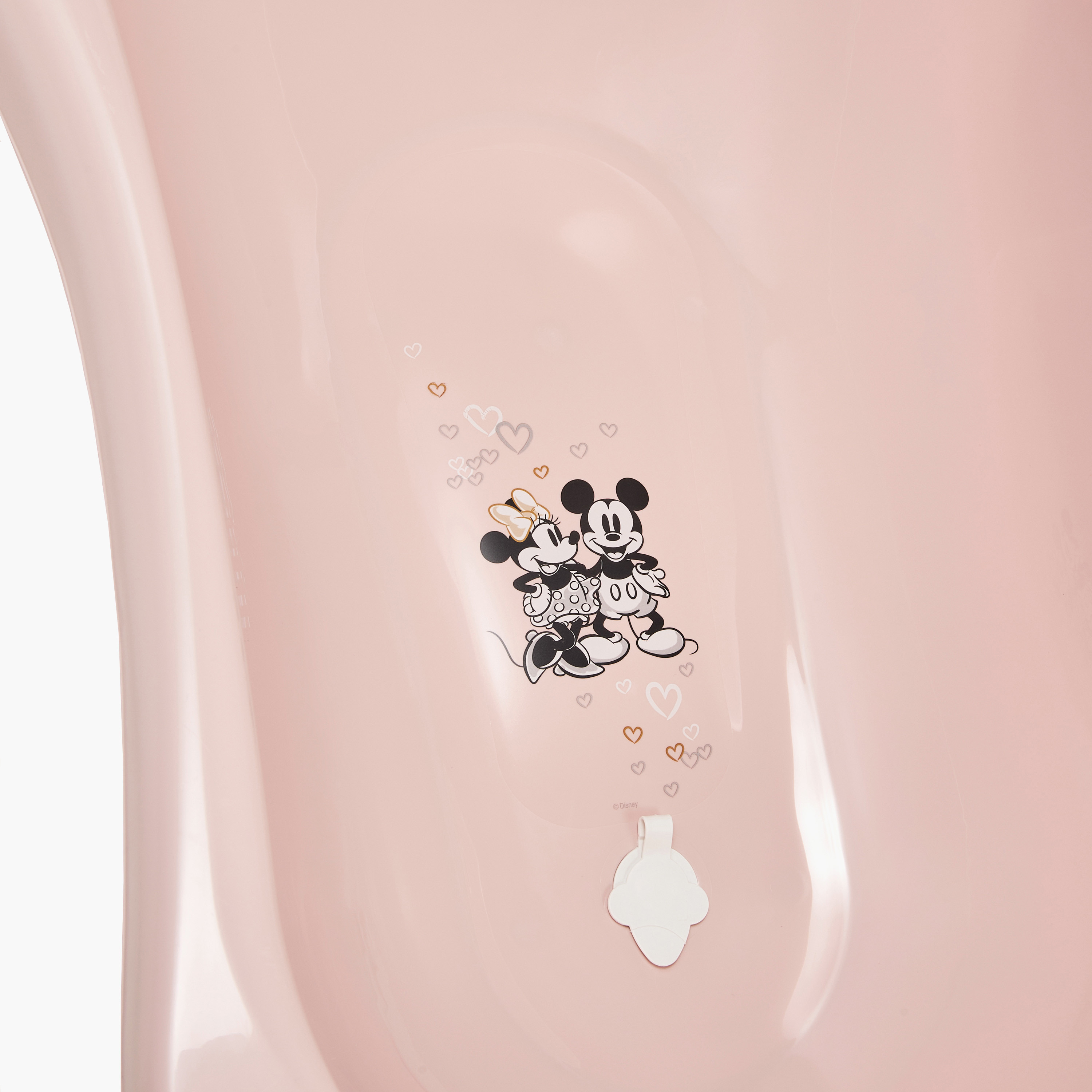 Keeper Mickey and Minnie Mouse Print Baby Bath Tub with Plug-baby-bathandcare-bathtubs-image-4