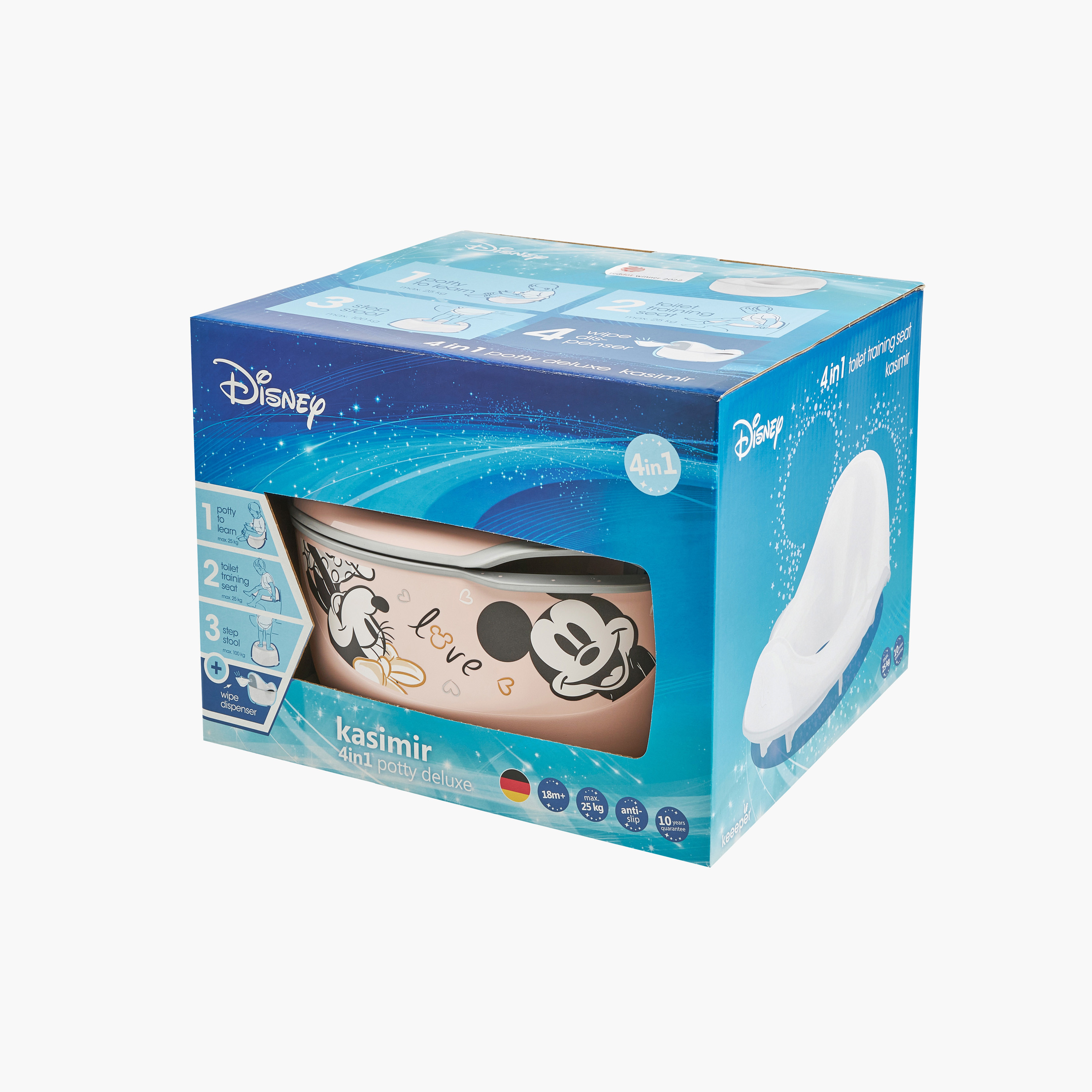 Keeper Mickey and Minnie Mouse Print 4-in-1 Deluxe Training Potty Seat-baby-diapering-pottytraining-image-11