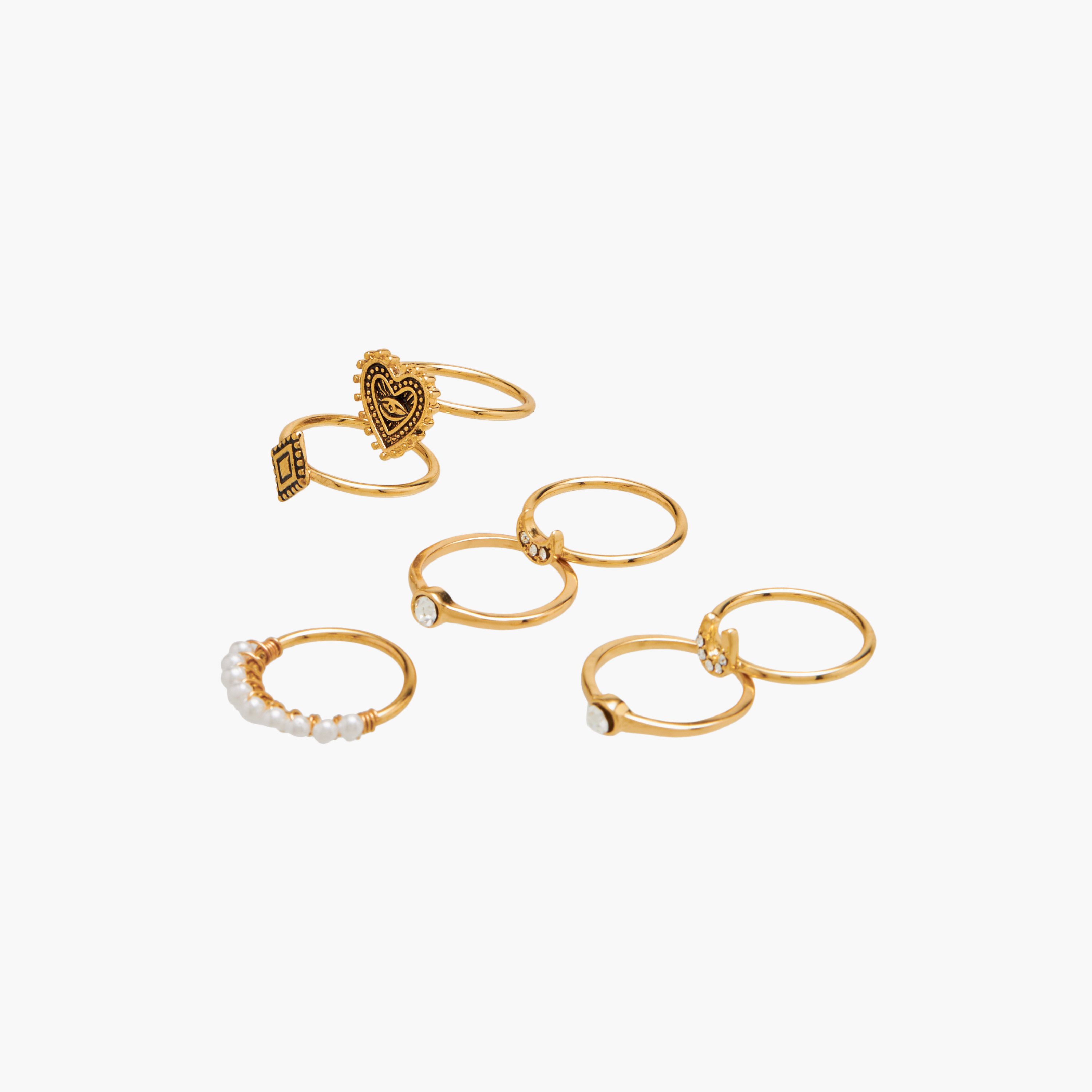Embellished 7-Piece Ring Set - S-M-women-watchesandjewellery-jewellery-rings-image-3