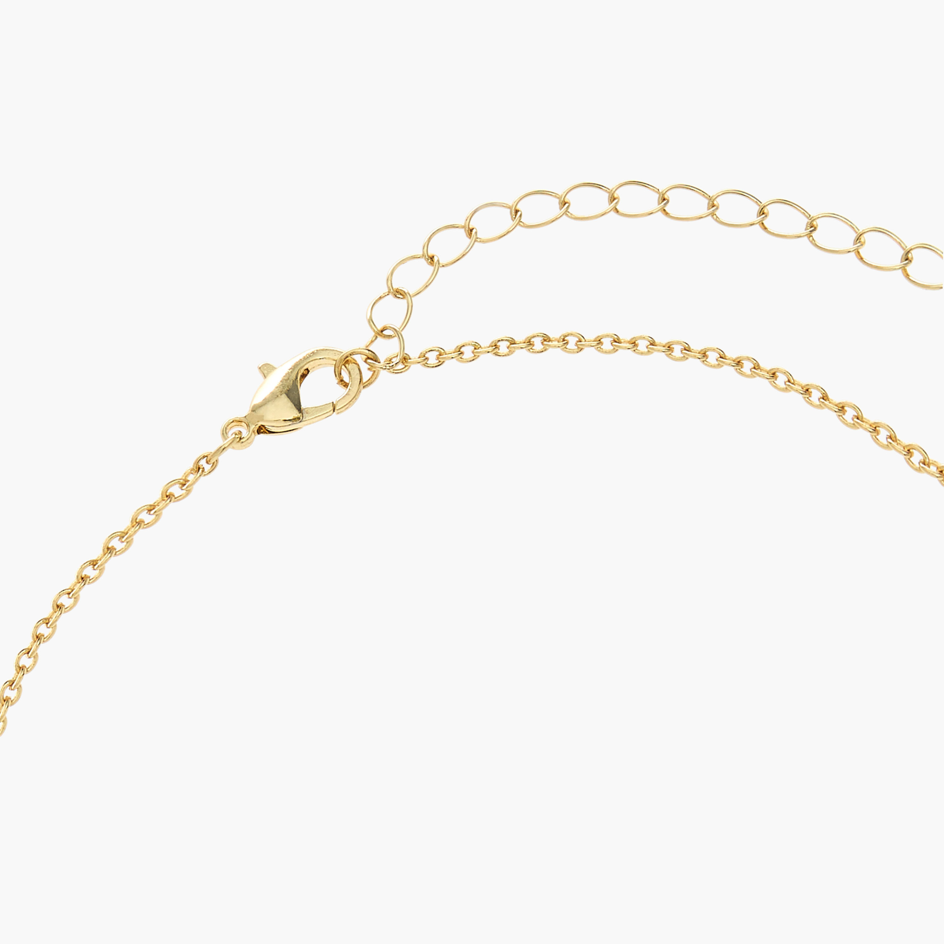 عقد مزين بدلاية معدن وحلق - طقم من قطعتين-women-watchesandjewellery-jewellery-jewellerysets-image-4