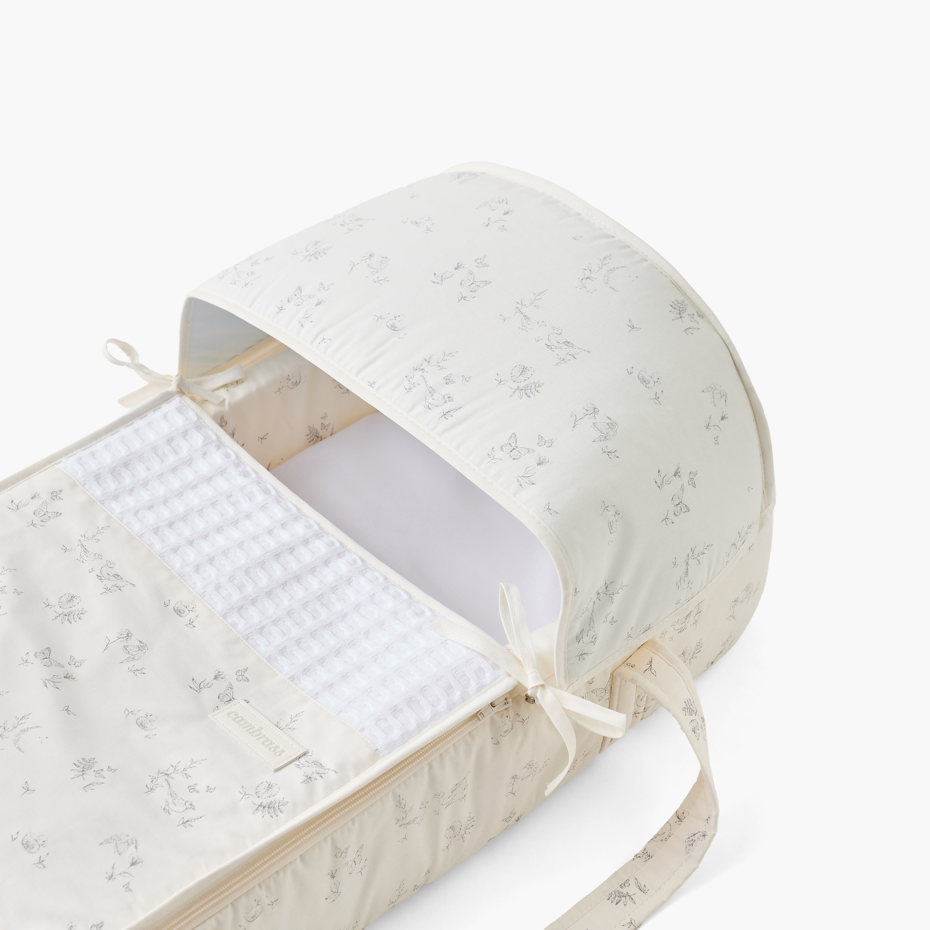 Cambrass Merlo Carry Cot with Floral Print-baby-gear-carrycots-image-6