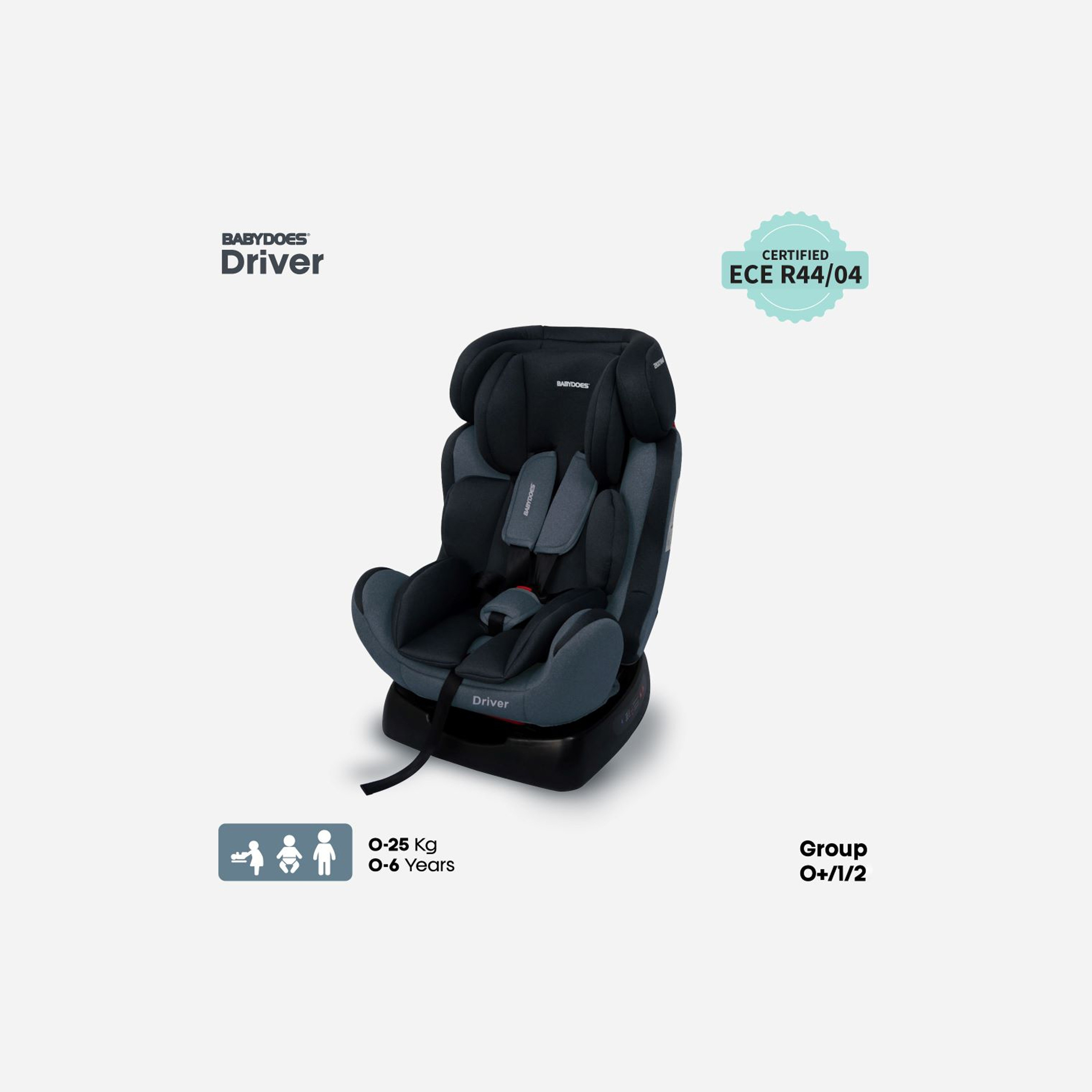 Babydoes DRIVER Travel Toddler Car Seat with 5-Point Safety Harness and Seat Belt System-baby-gear-carseats-image-5