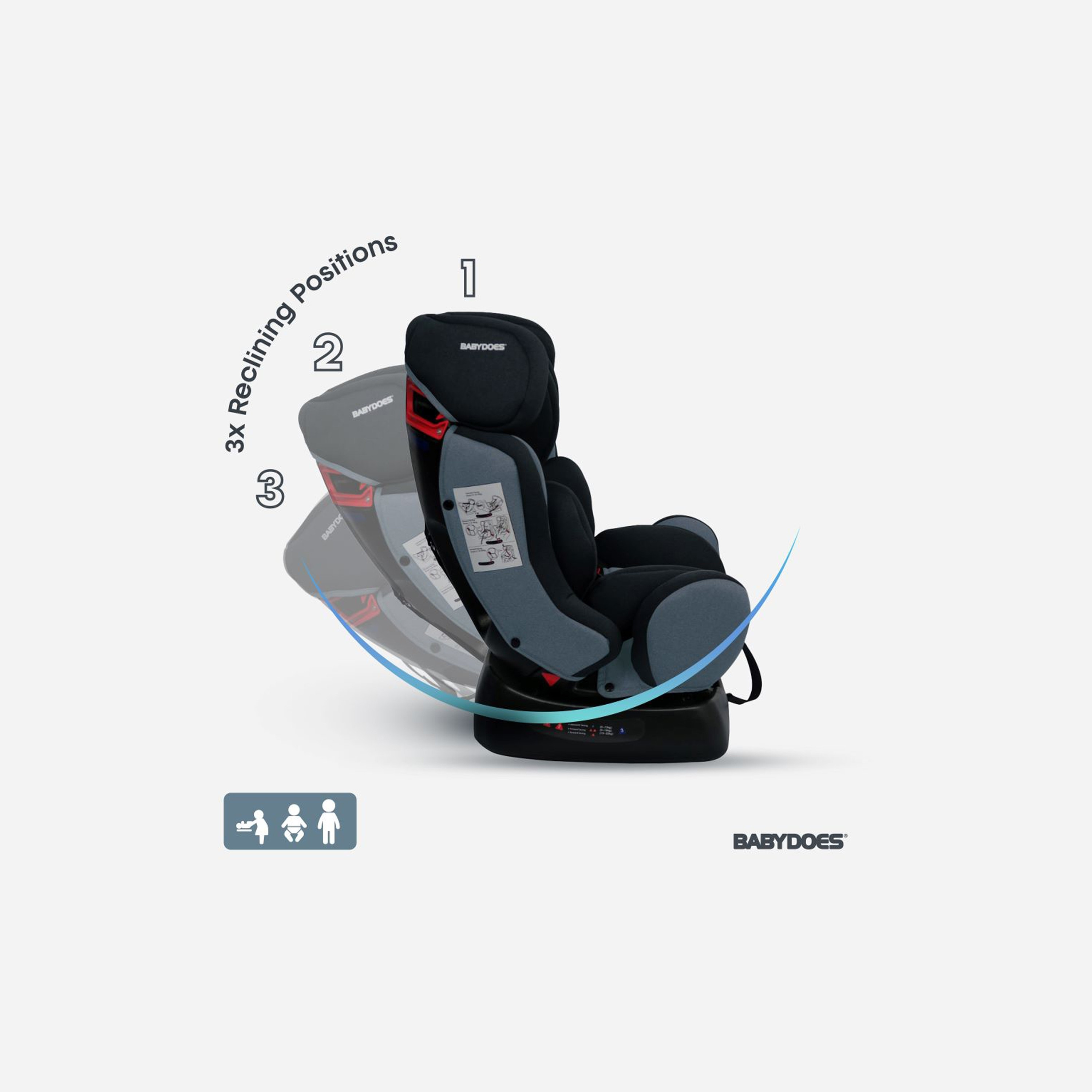Babydoes DRIVER Travel Toddler Car Seat with 5-Point Safety Harness and Seat Belt System-baby-gear-carseats-image-7