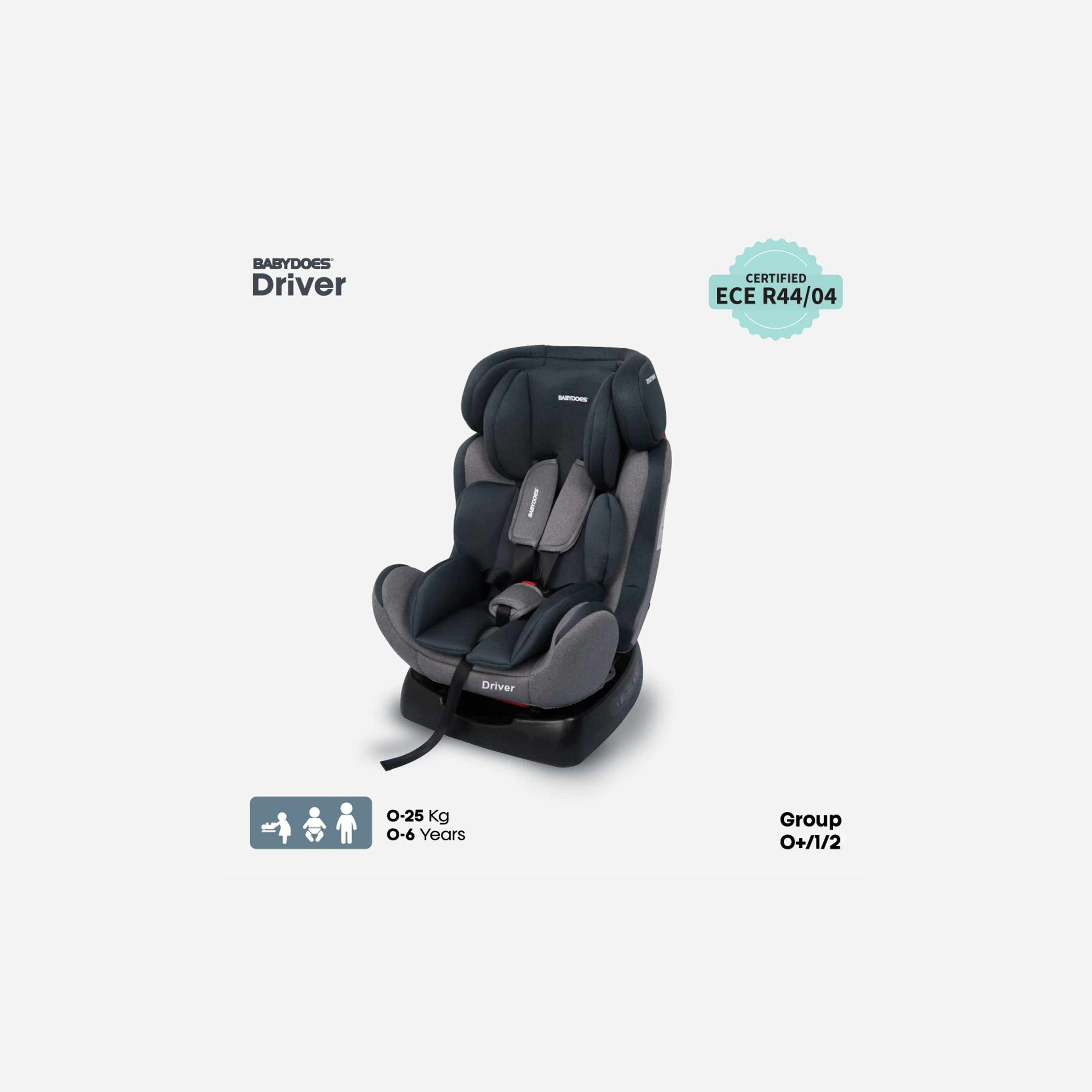 Babydoes DRIVER Travel Toddler Car Seat with 5-Point Safety Harness and Seat Belt System-baby-gear-carseats-image-1