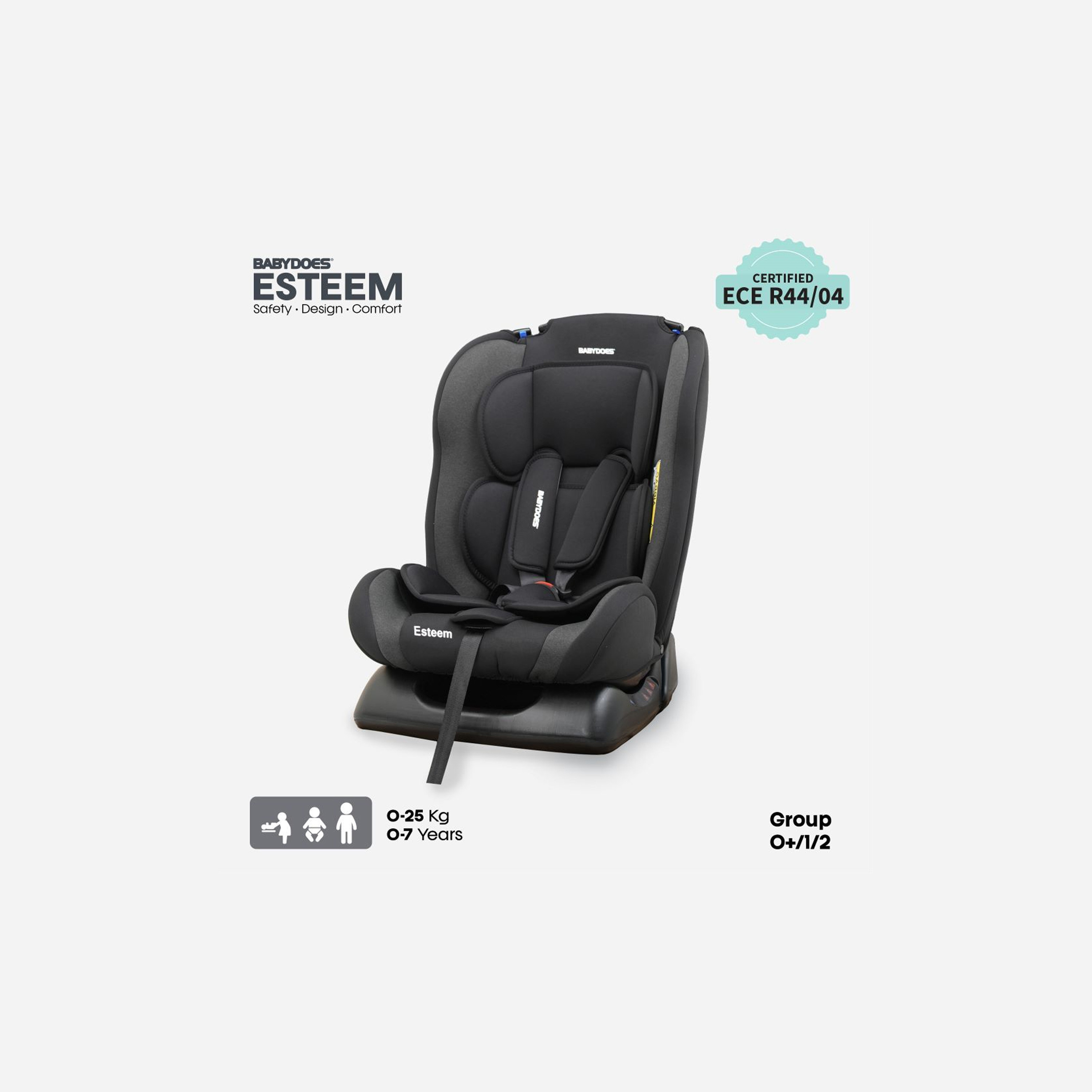 Babydoes ESTEEM Travel Car Seat - 0-7 Years-baby-gear-carseats-image-1