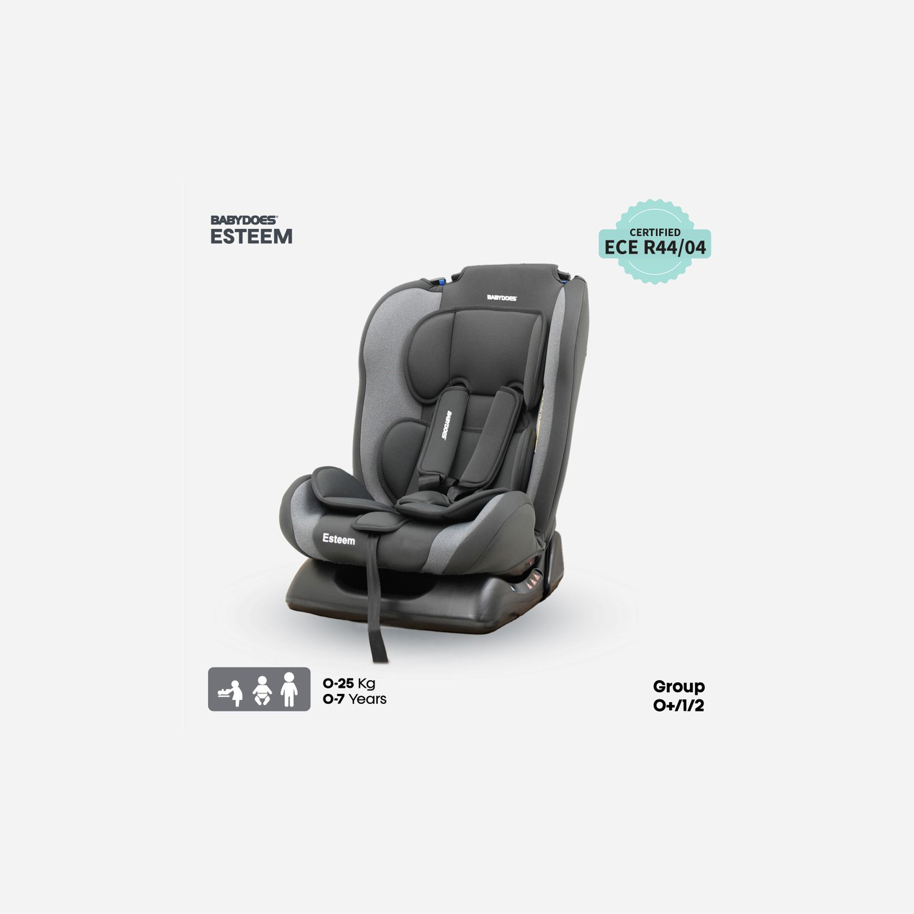 Babydoes ESTEEM Travel Car Seat - 0-7 Years-baby-gear-carseats-image-1