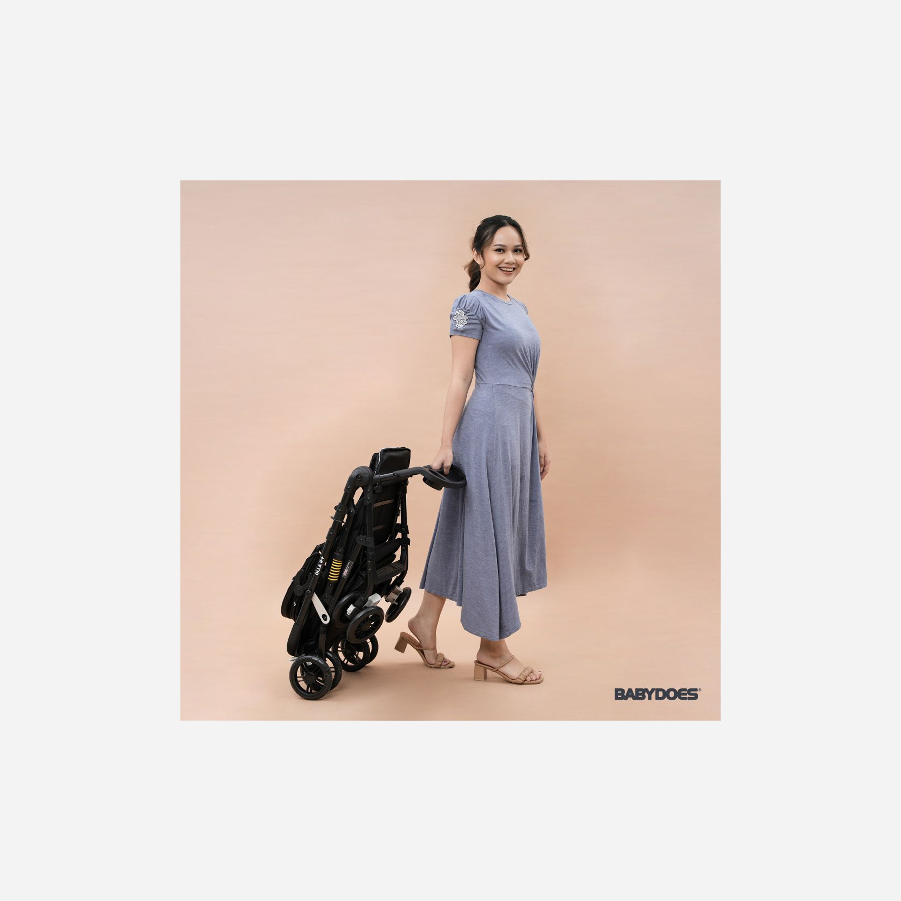 Babydoes Olla R+ Foldable Stroller with Reversable Handle & Air Travel Cabin - 0-4 Years-baby-gear-strollersandprams-strollers-image-7