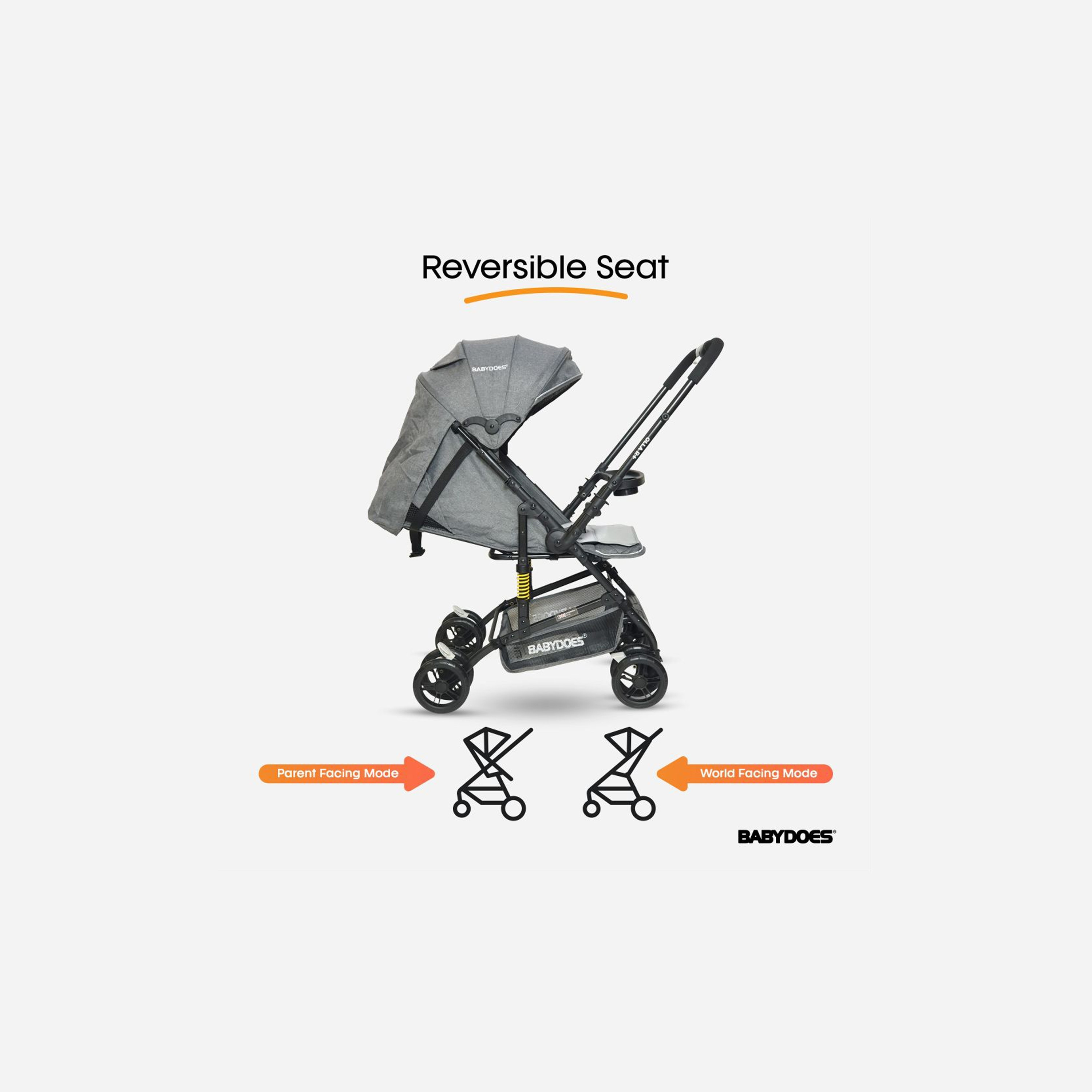 Babydoes Olla R+ Foldable Stroller with Reversable Handle & Air Travel Cabin - 0-4 Years-baby-gear-strollersandprams-strollers-image-11