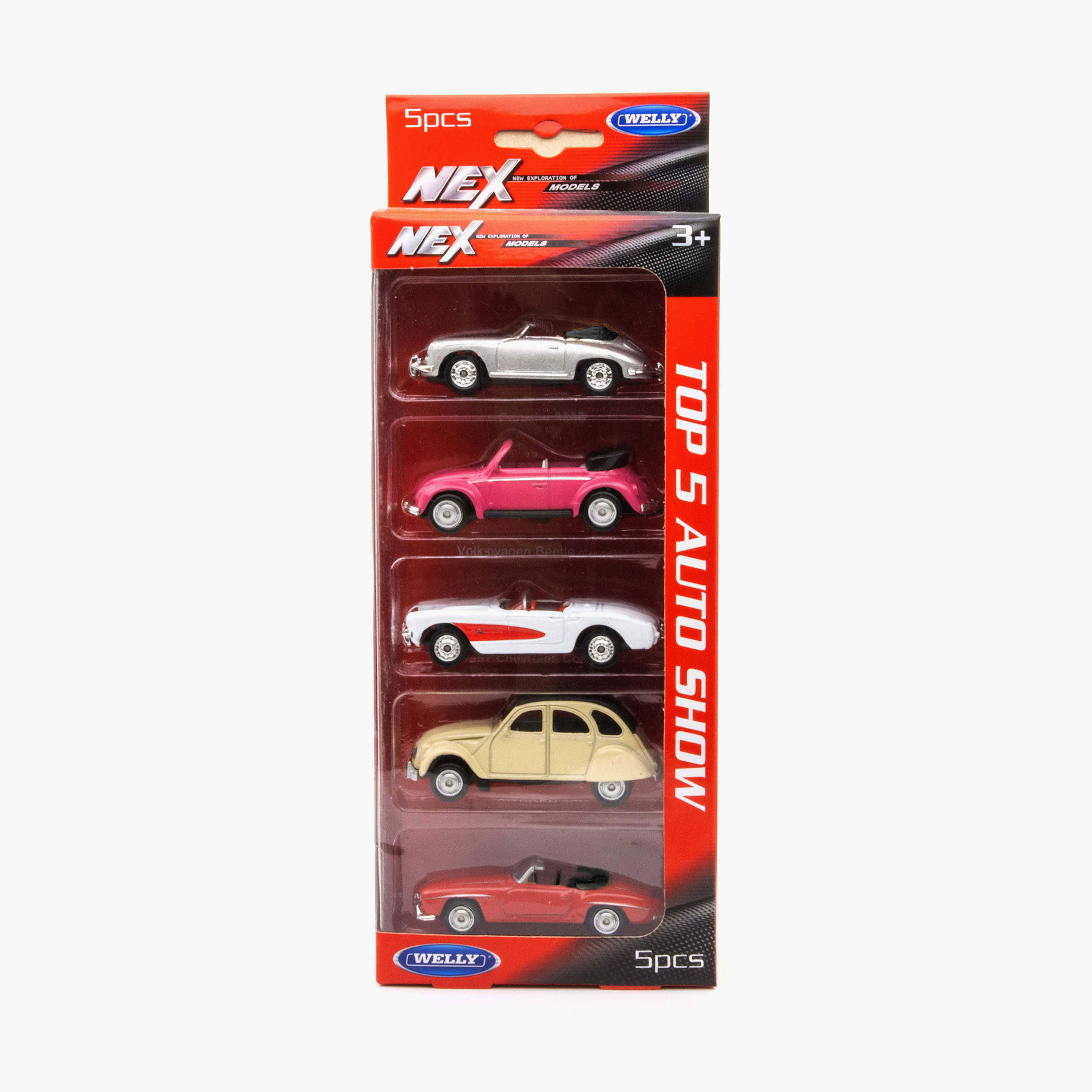 Welly 5-Piece Diecast Toy Car Set-toys-playvehicles-diecastcars-image-2