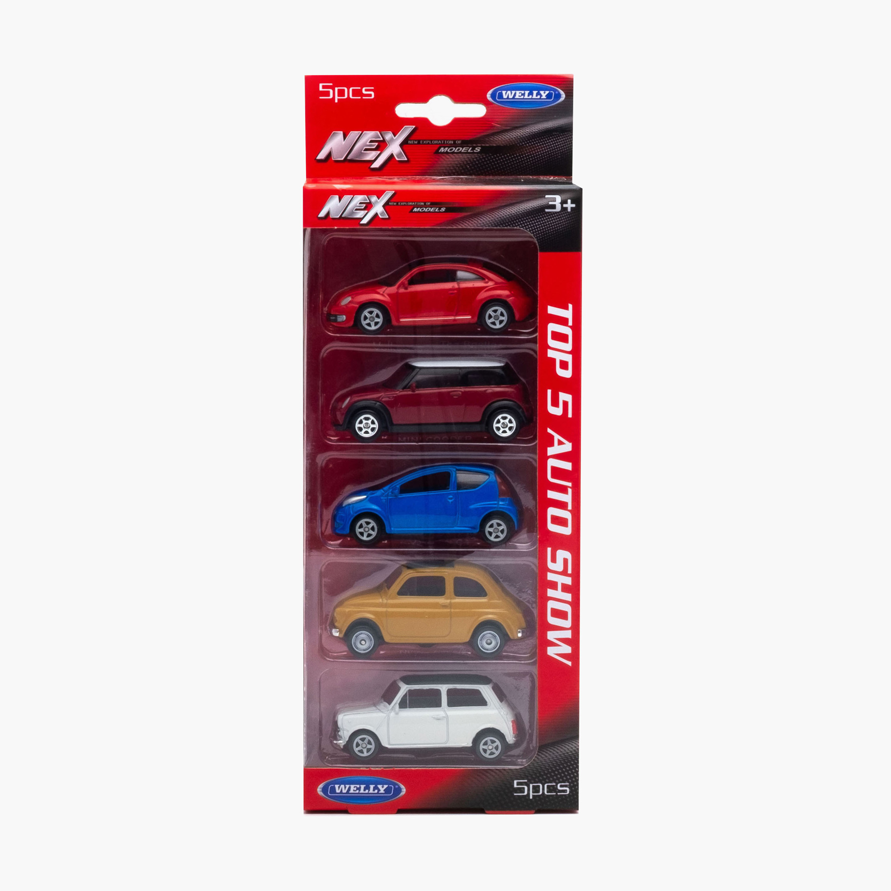 Welly 5-Piece Diecast Toy Car Set-toys-playvehicles-cars-image-2